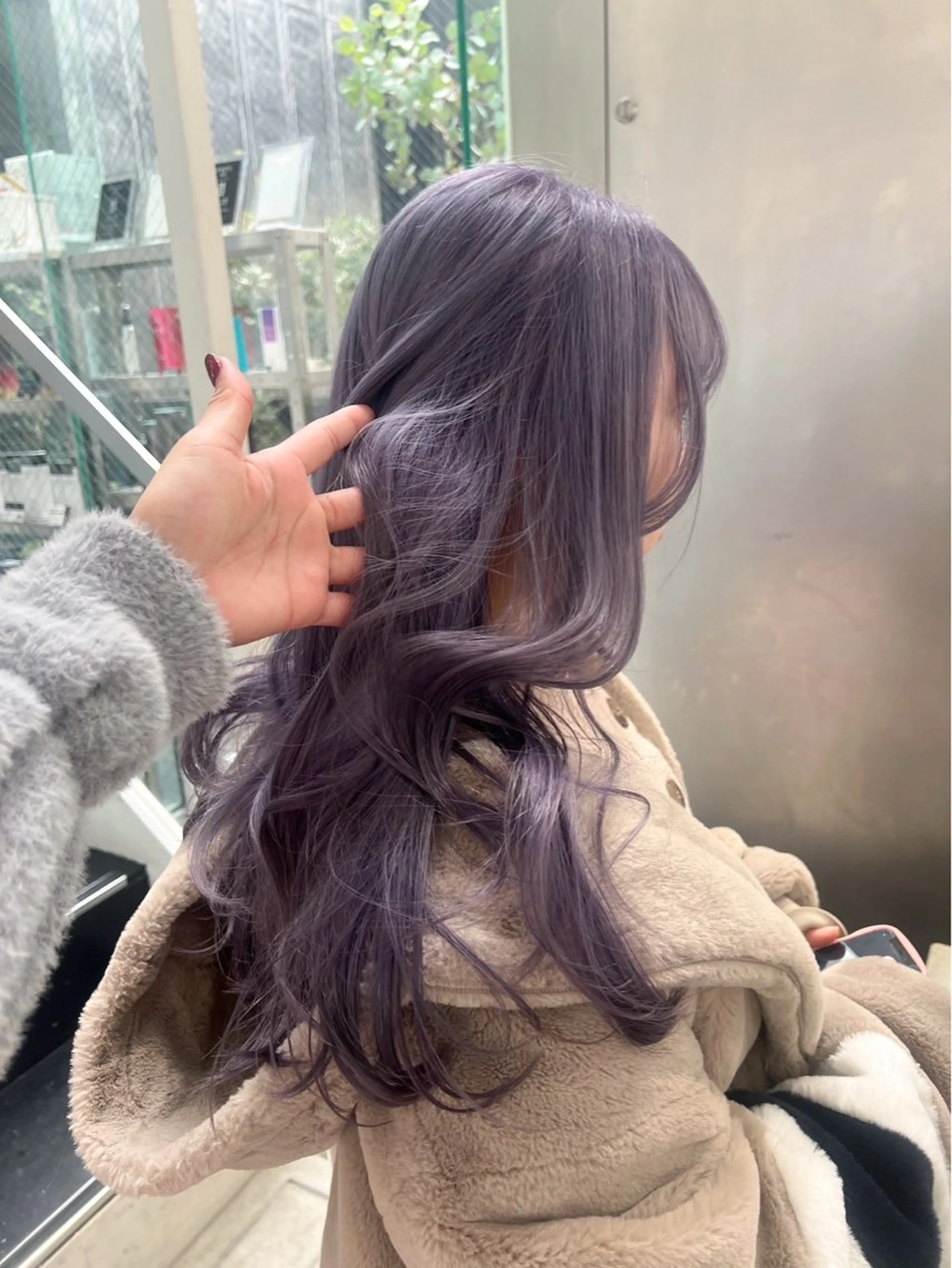 ロング カラー ヘアカラー トリートメント ayano/天神 ハイトーン/ブリーチのヘアスタイル