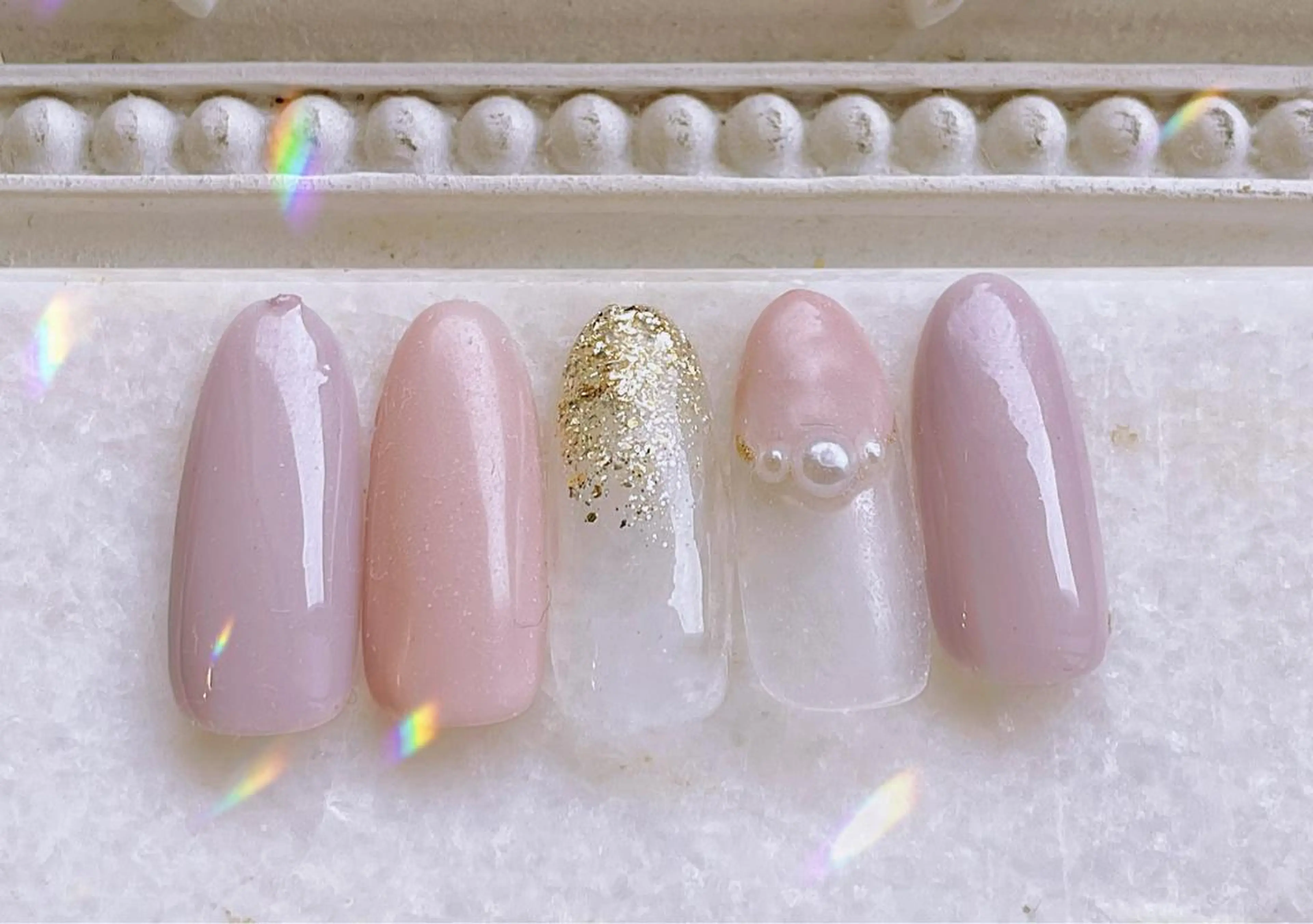 ネイル ジェルネイル パラジェル シンプルネイル ハンドネイル Satomi  のネイルデザイン