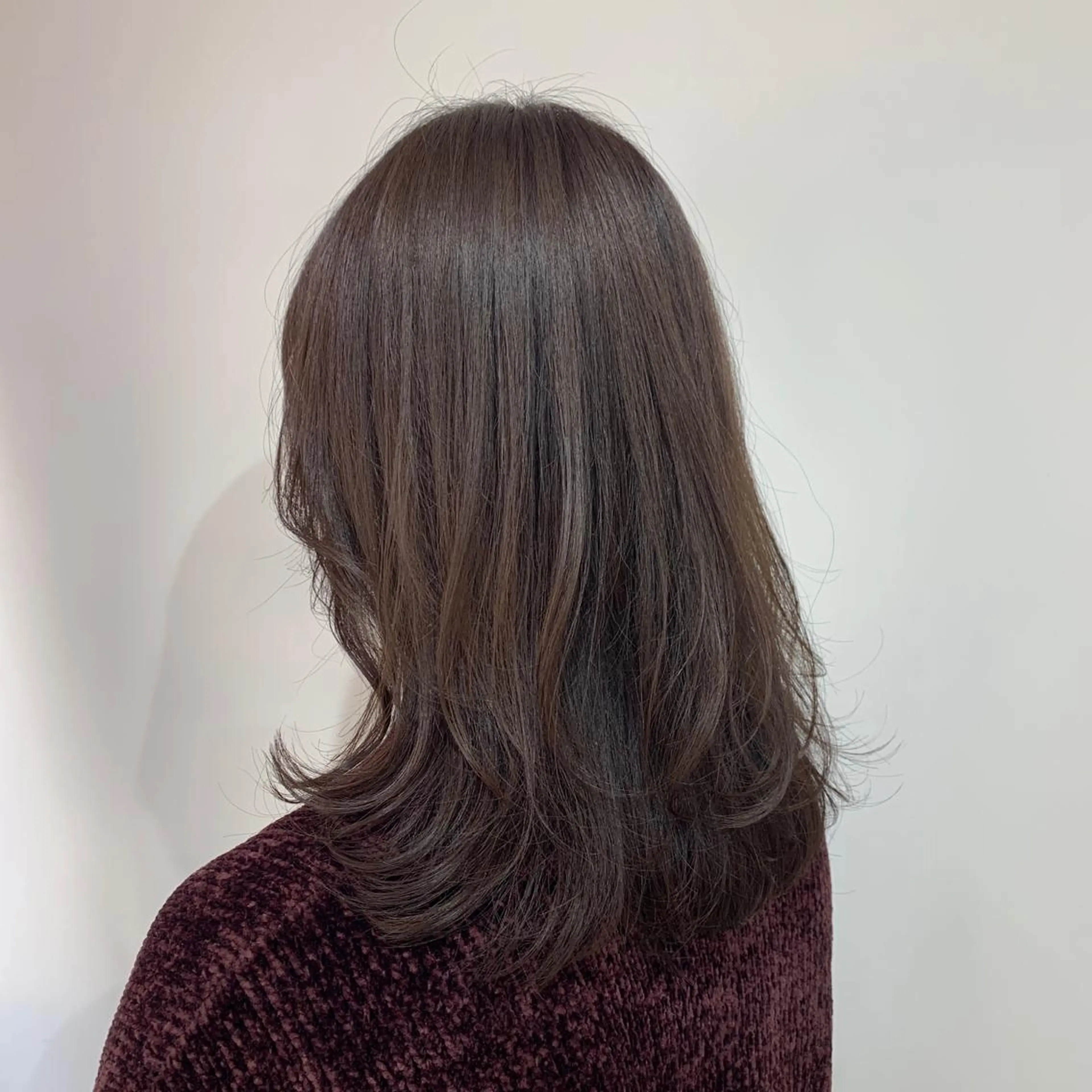 セミロング カラー カット ヘアカラー HARUKA韓国ヘア /Luana梅田のヘアスタイル