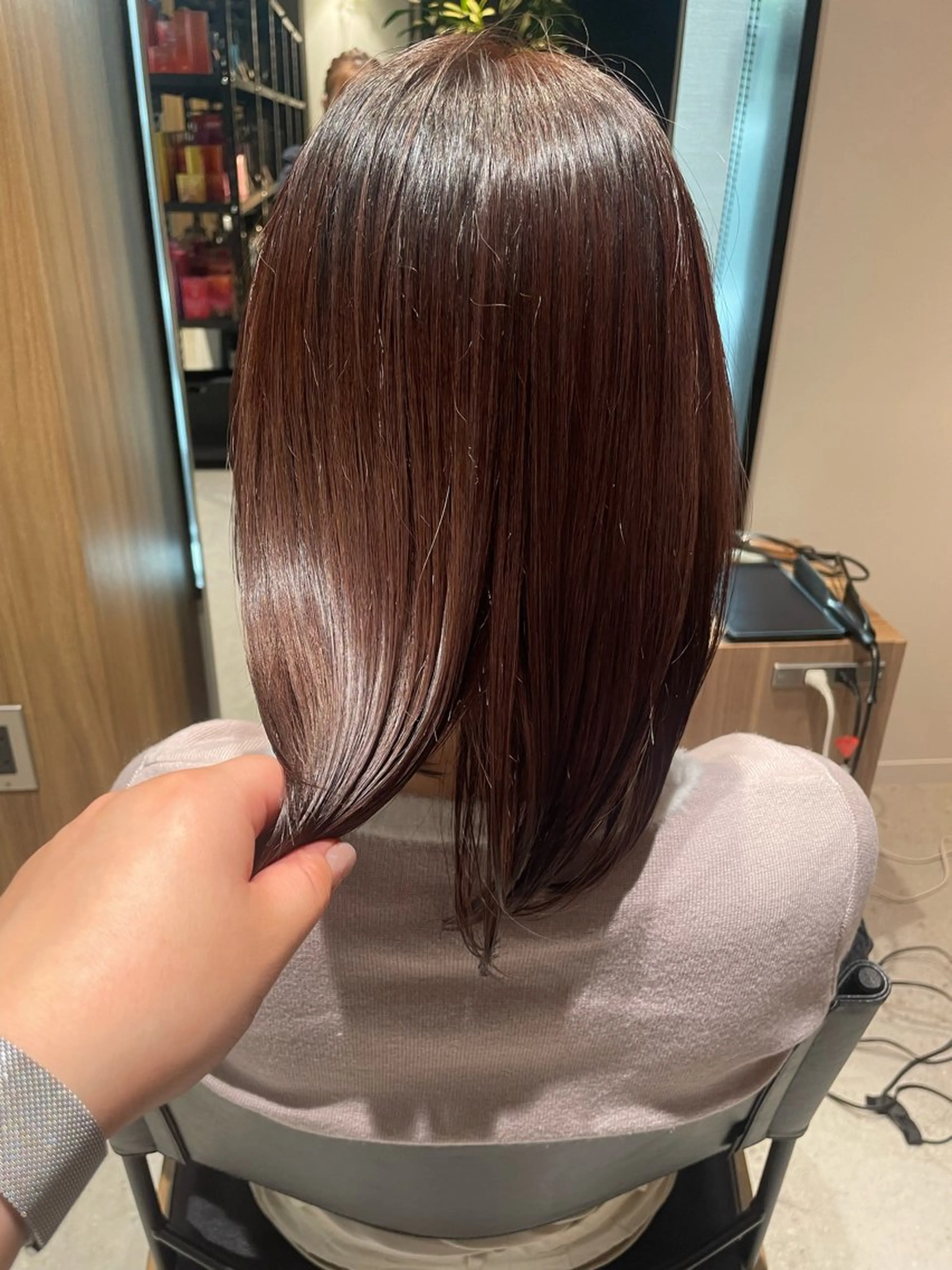 ミディアム 髪質改善 トリートメント mai .のヘアスタイル