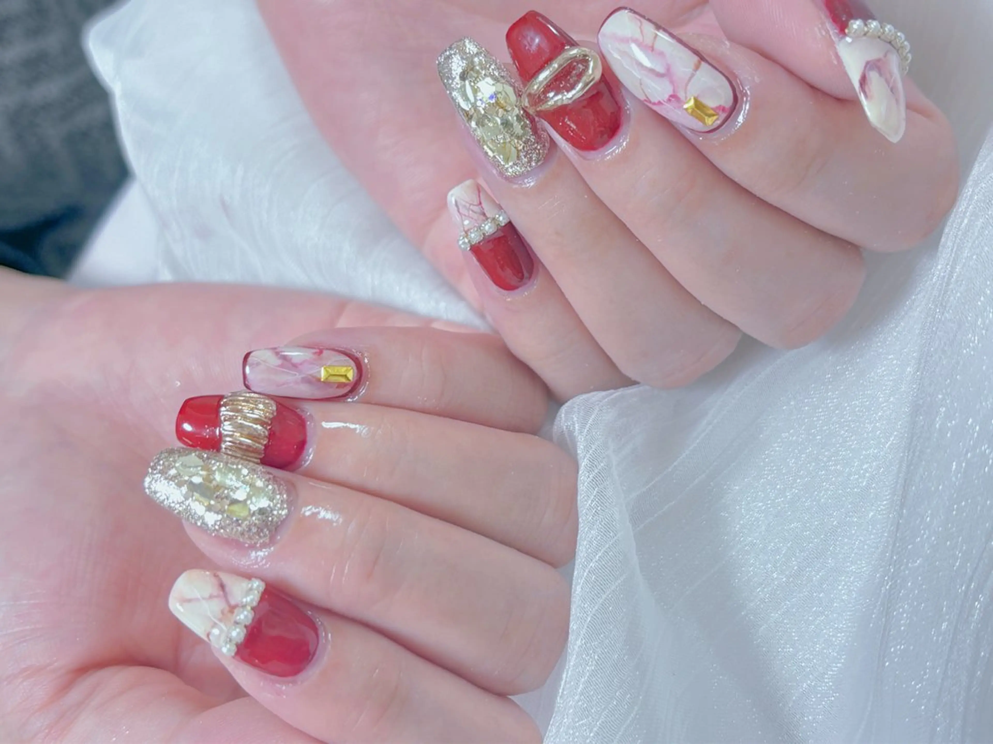 ネイル ネイルサロンエクラ 🫧Shizukaのネイルデザイン