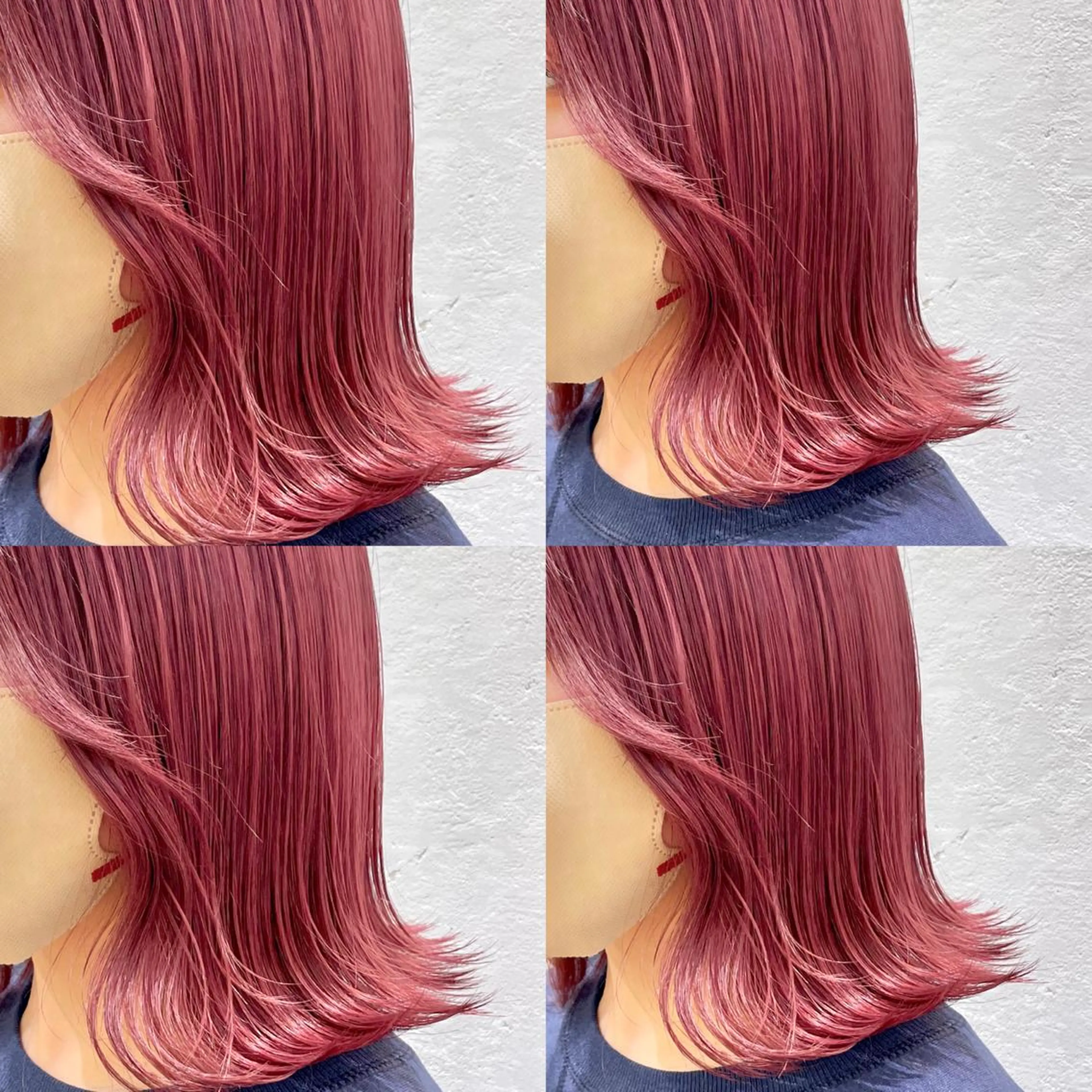 ミディアム カラー カット ヘアカラー トリートメント ♥️ブリーチ/ボブ/ レイヤー♥️maiのヘアスタイル