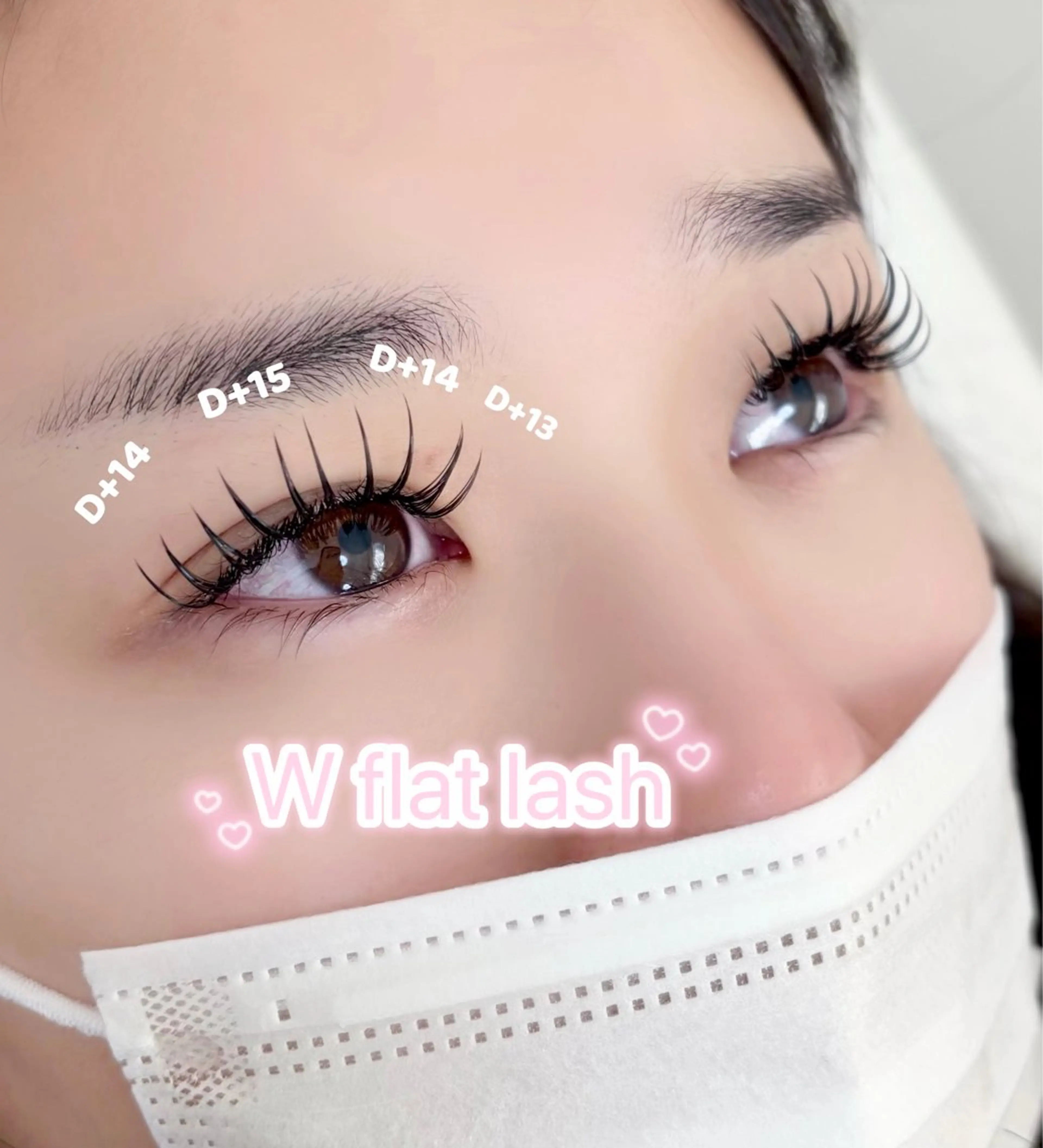 マツエク・マツパ 束感まつ毛 Dカール フラットラッシュ マツエク Bellem. 【ベルム】のマツエク・マツパデザイン