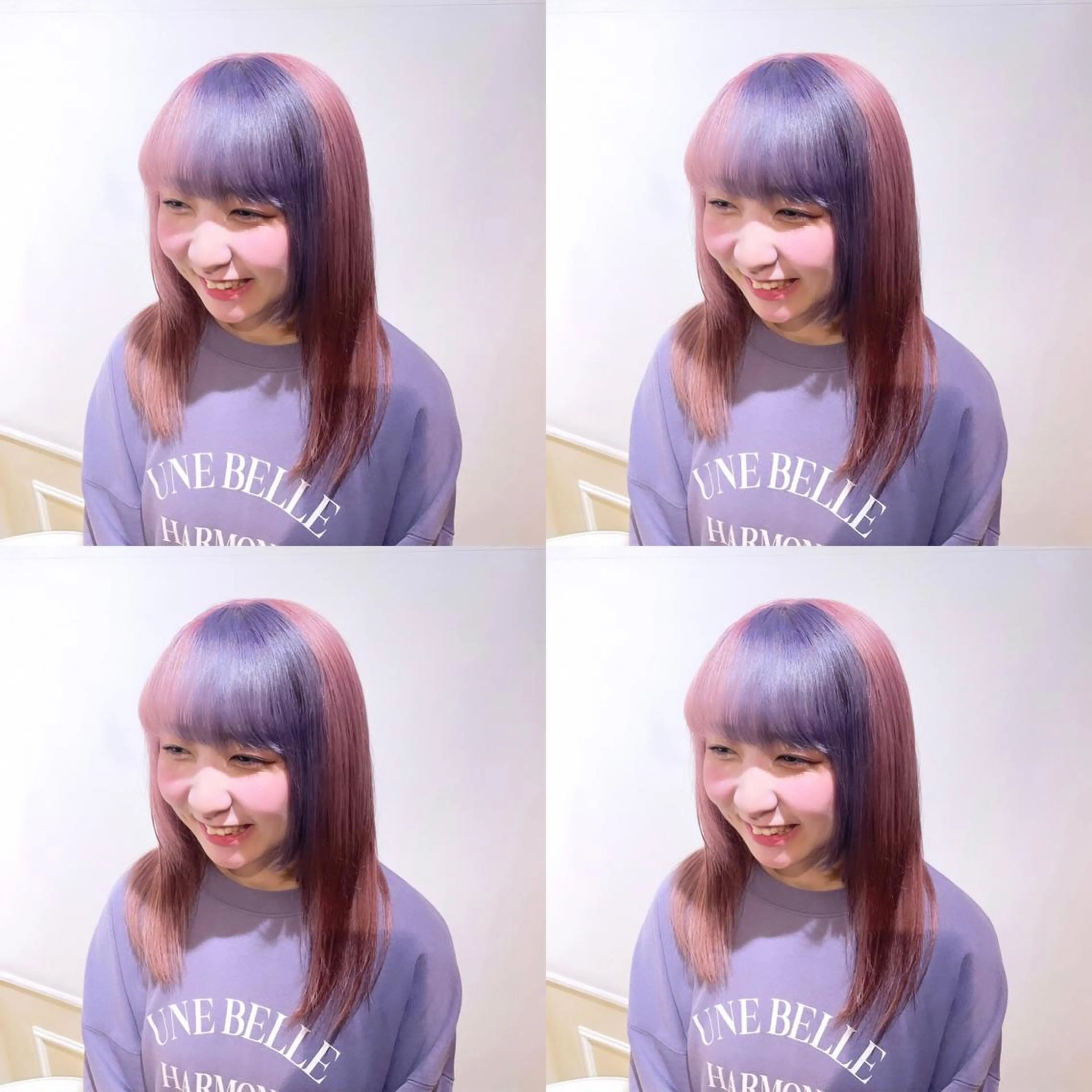 セミロング カラー ラベンダーカラー ピンクカラー 🌟トップデザイナー 高橋🌟のヘアスタイル