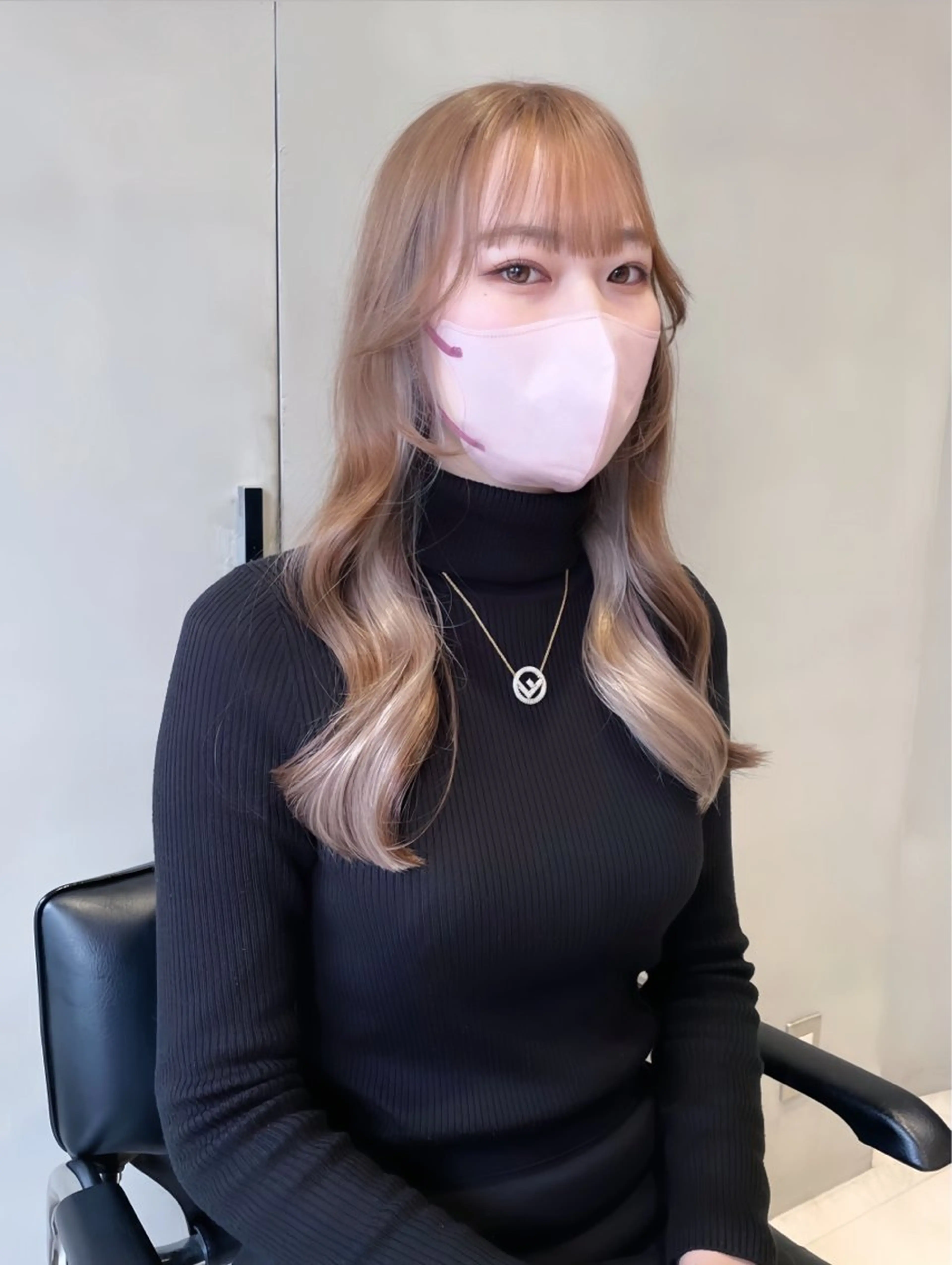 ロング カラー ヘアカラー ワンホン/韓国ヘア 🤍amiのヘアスタイル