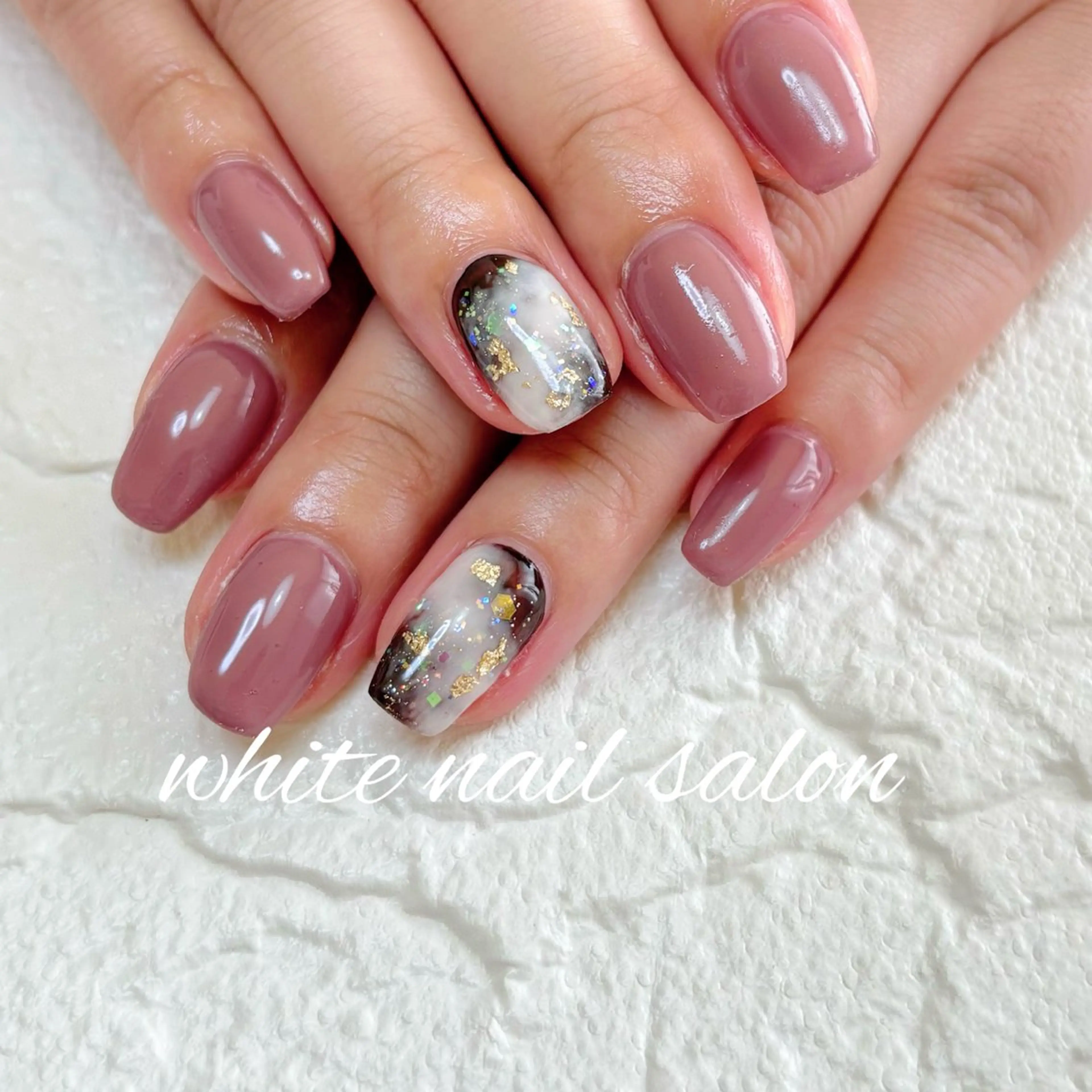 ネイル フットネイル 持ち込み ハンドネイル white nail salonのネイルデザイン