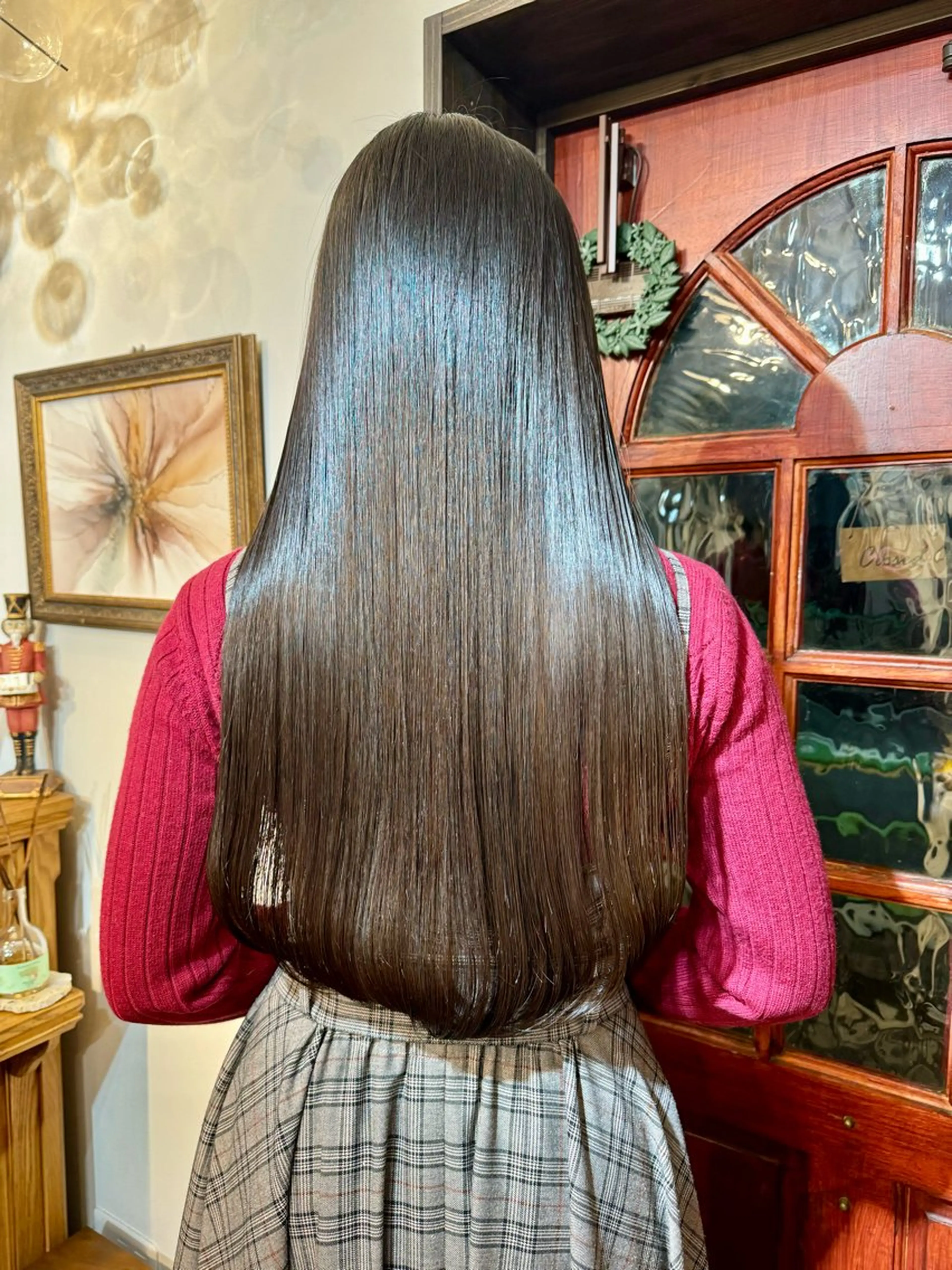 ロング カット 縮毛矯正 トリートメント 伏田 遼馬のヘアスタイル