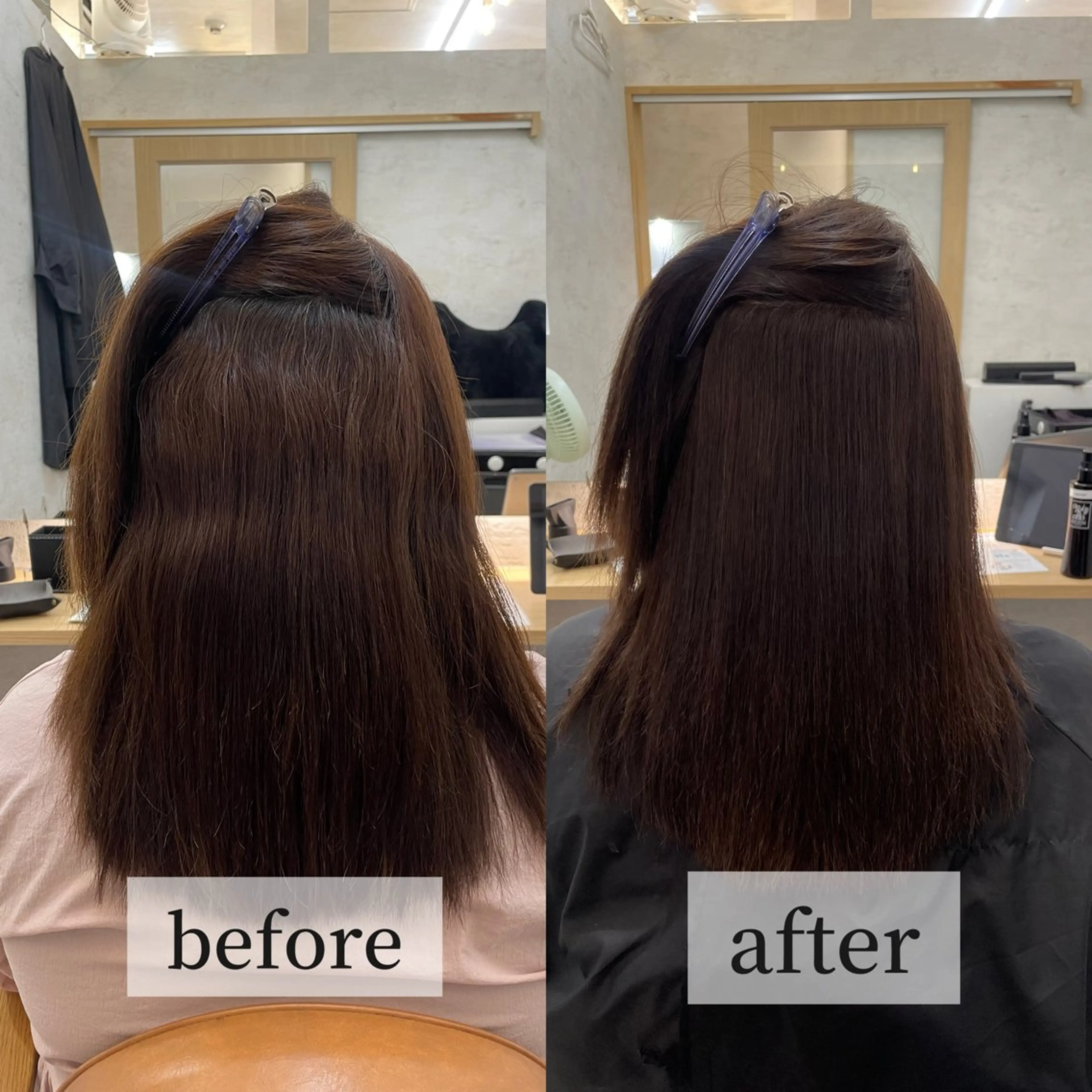 ロング パーマ 縮毛矯正 トリートメント 高橋 芽衣のヘアスタイル