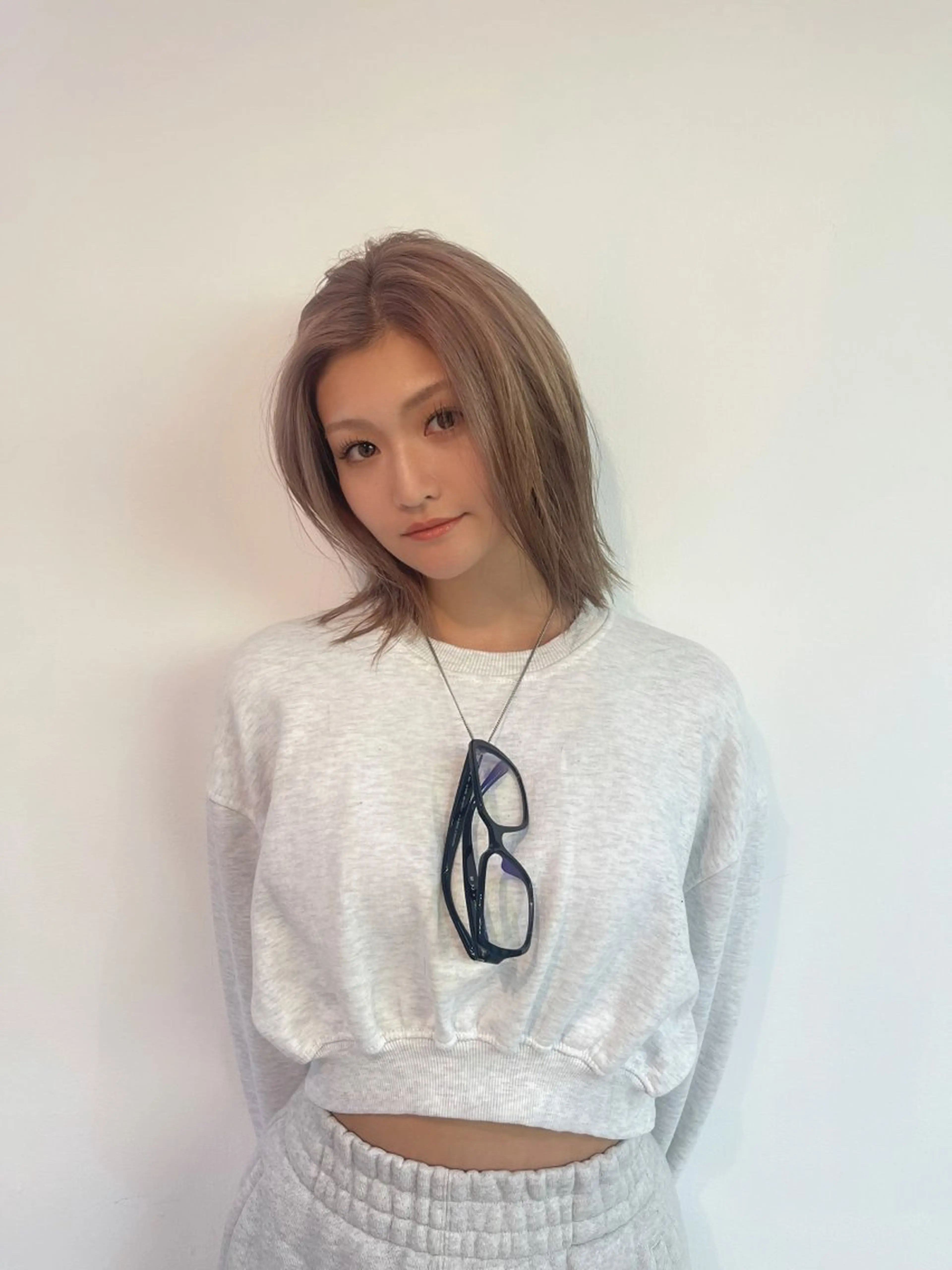 ショート カット ヘアカラー トリートメント LUCCI所属・udaハイトーン /ボブ/レイヤーのヘアスタイル