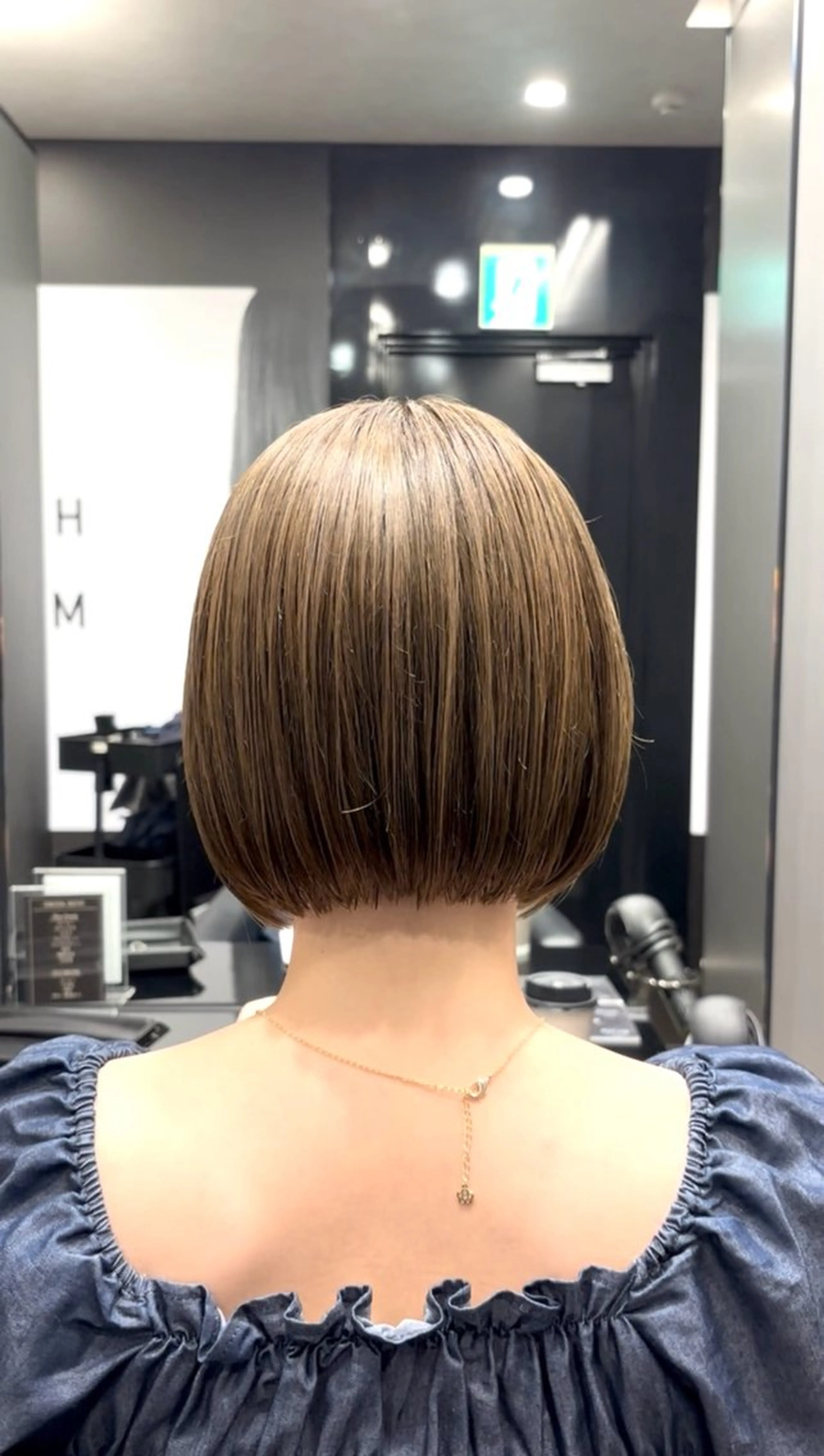 ショート ボブ 縮毛矯正 カット ヘアカラー HARUKI  MINATO Japan広島紙屋町店所属・hmj紙屋町店 脊戸智志のエステ・リラクイメージ