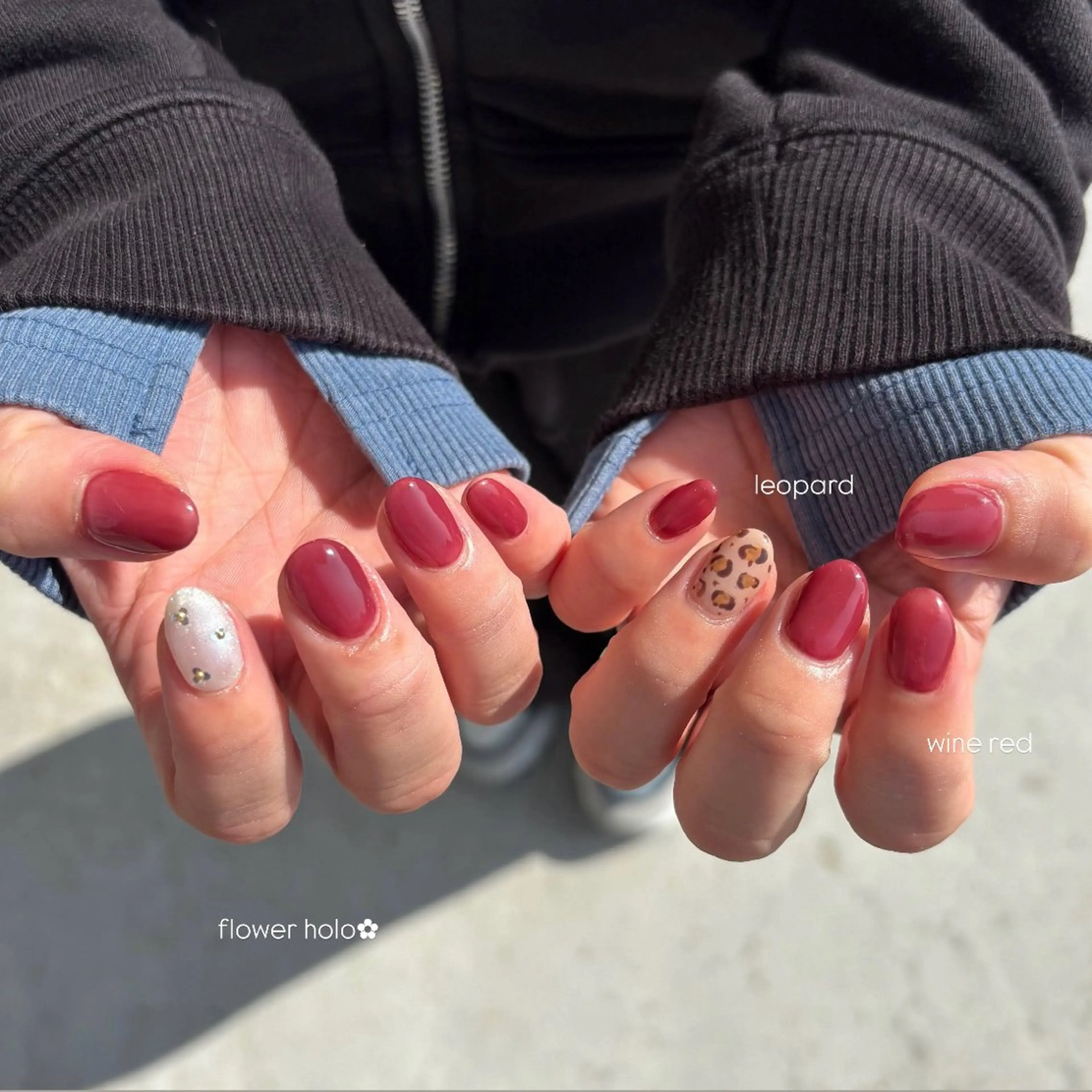 ネイル アートネイル ワンカラーネイル セプトアカデミー 髙杉のネイルデザイン