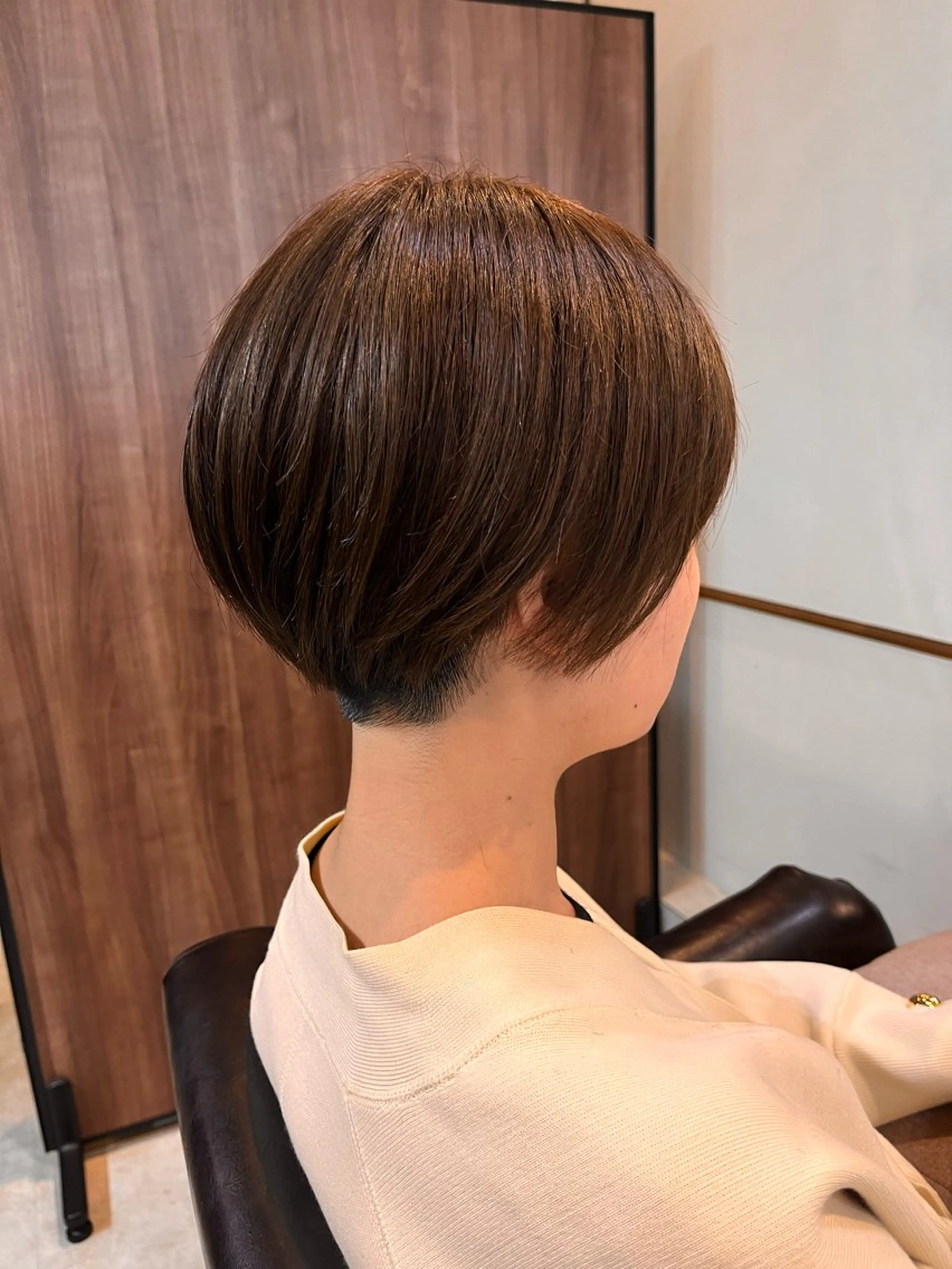 ショート カラー ショートヘア 大石 藍のヘアスタイル