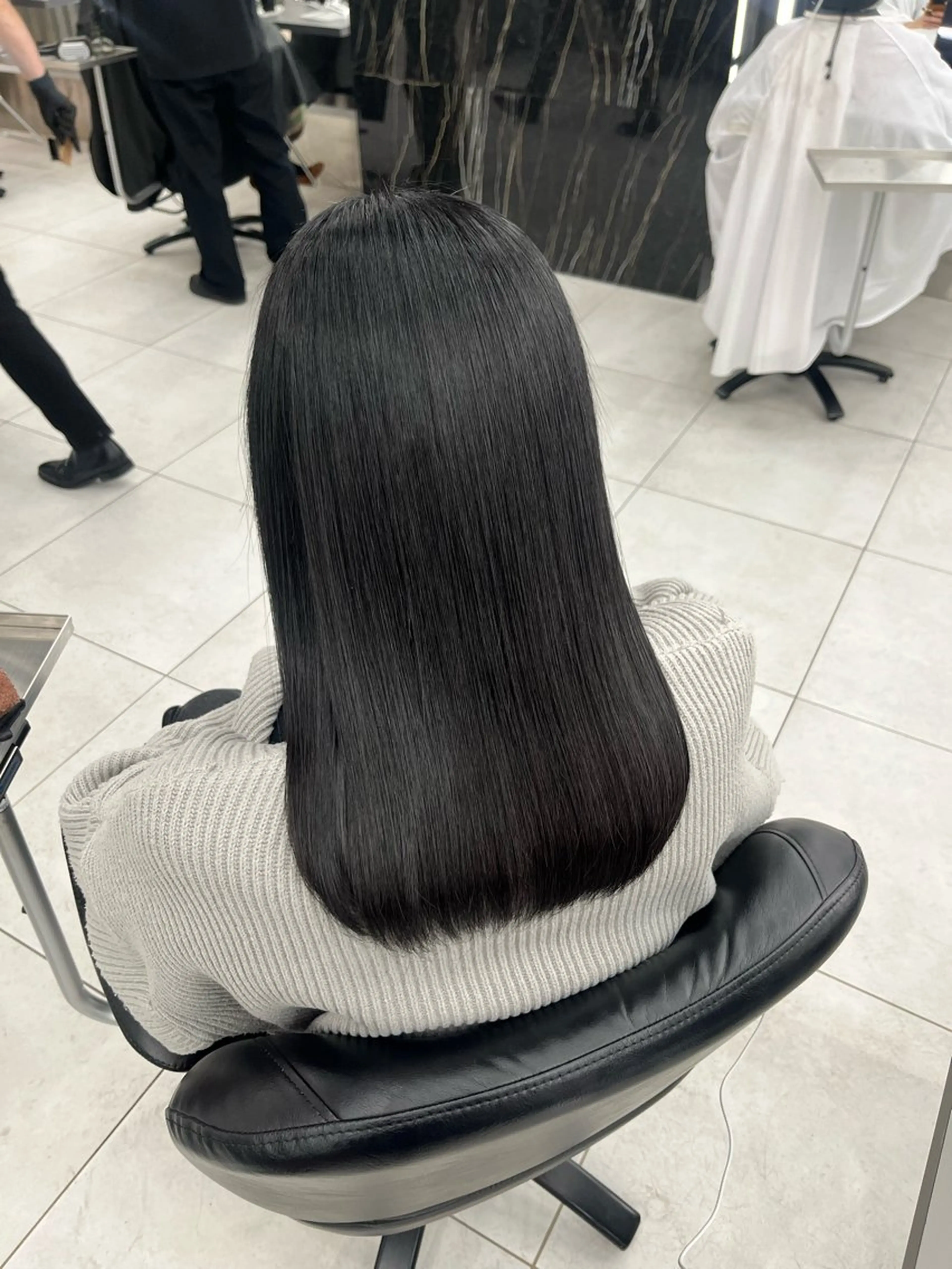 セミロング カット 縮毛矯正 トリートメント 髪質改善のプロ💟 kanonのヘアスタイル