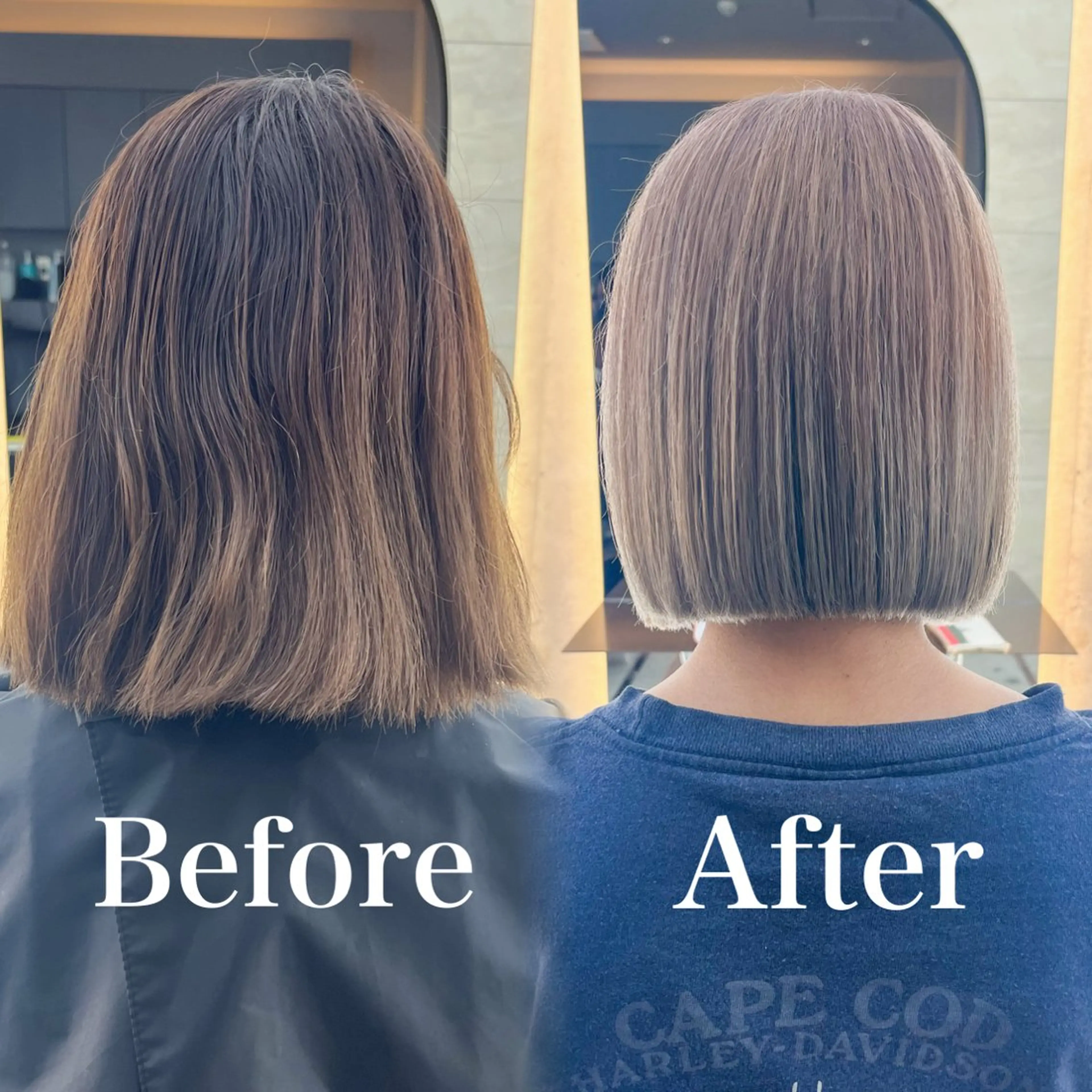 【バッサリもお任せ🙆♂️】大人気!似合わせボブカット💓➕内部補修スチームトリートメント💭(カットモデル)の写真