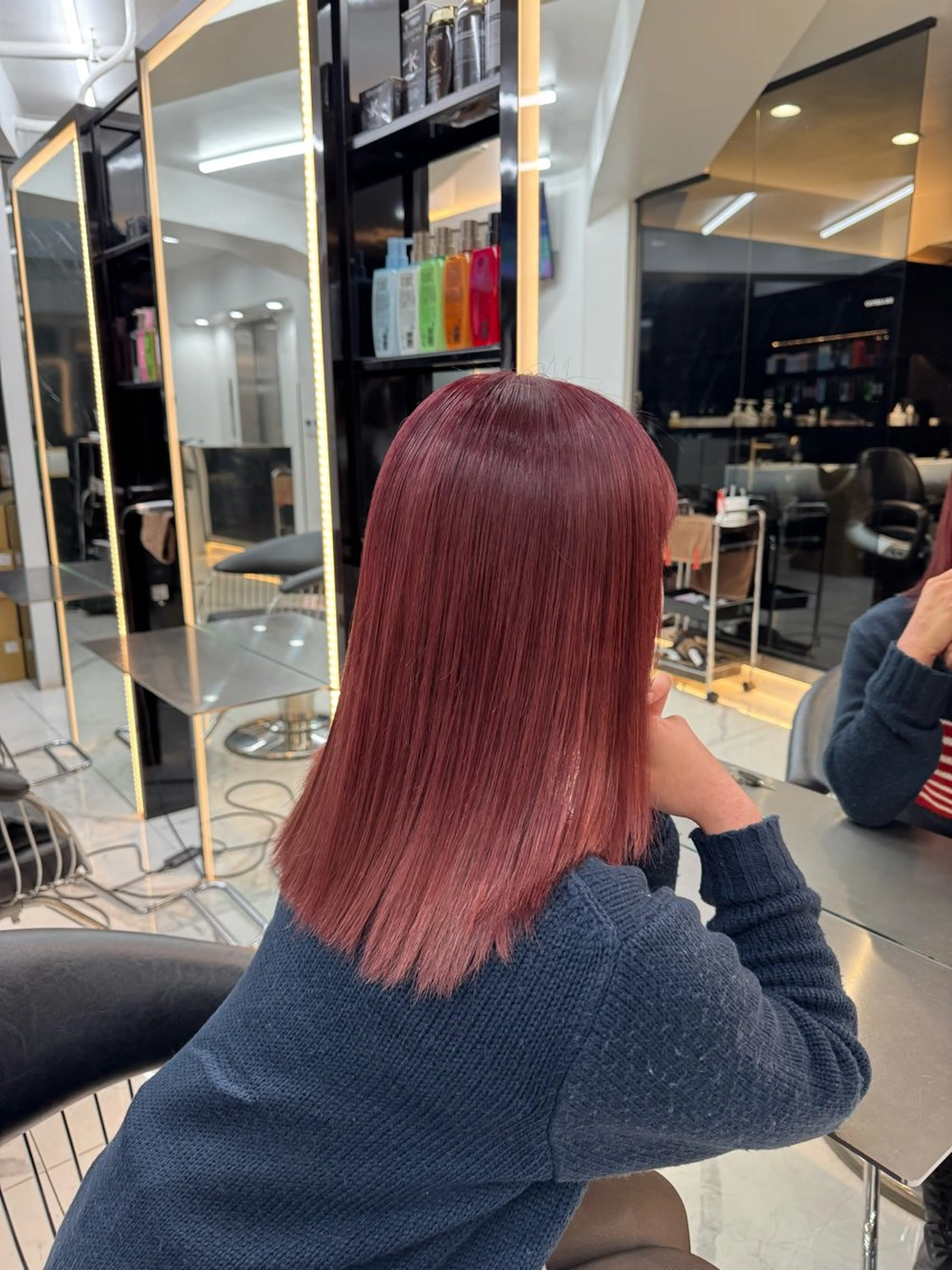 セミロング カラー Lapis渋谷本店 Rikoのヘアスタイル