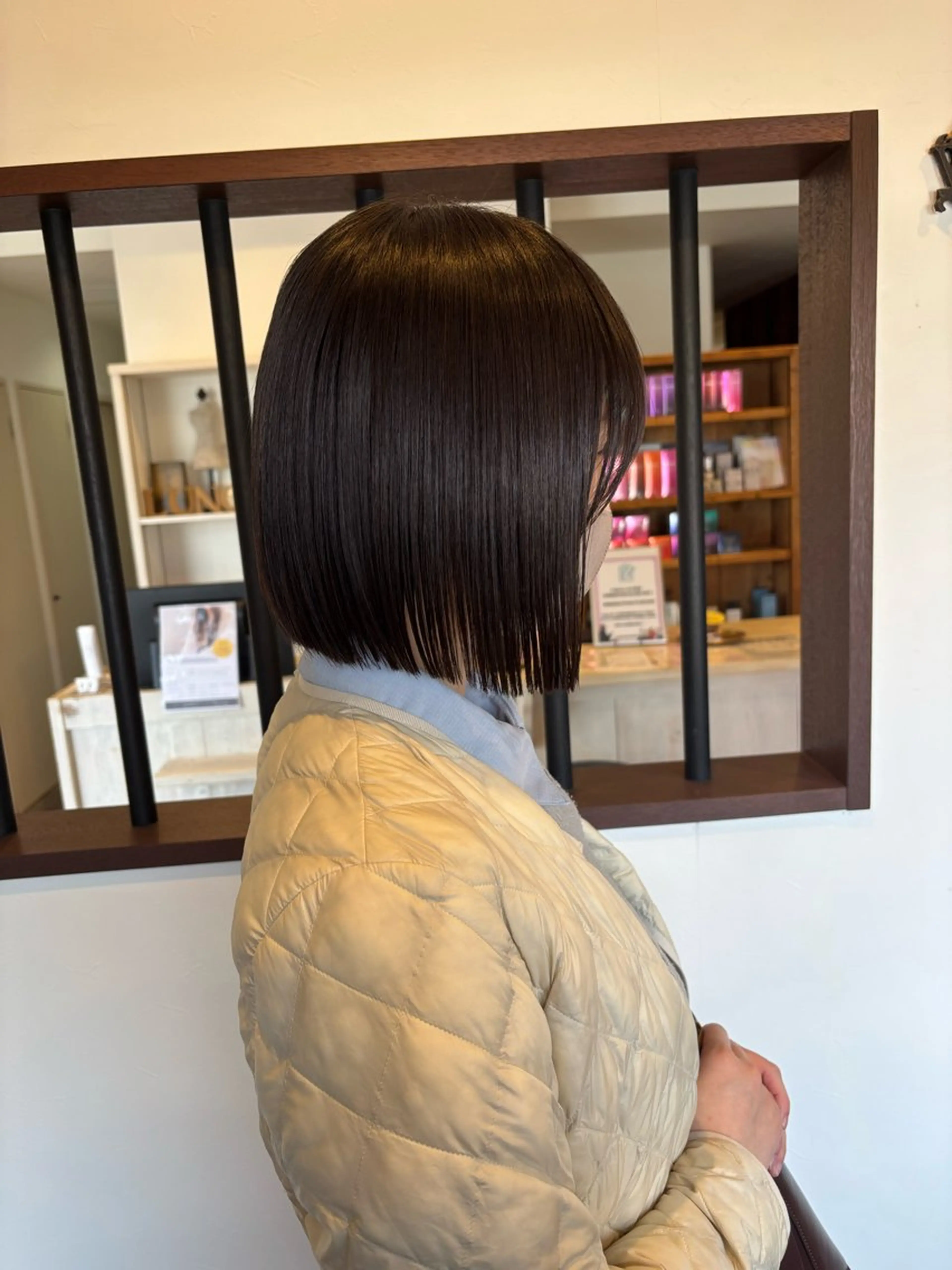 ミディアム カット トリートメント 勝田 沙耶のヘアスタイル