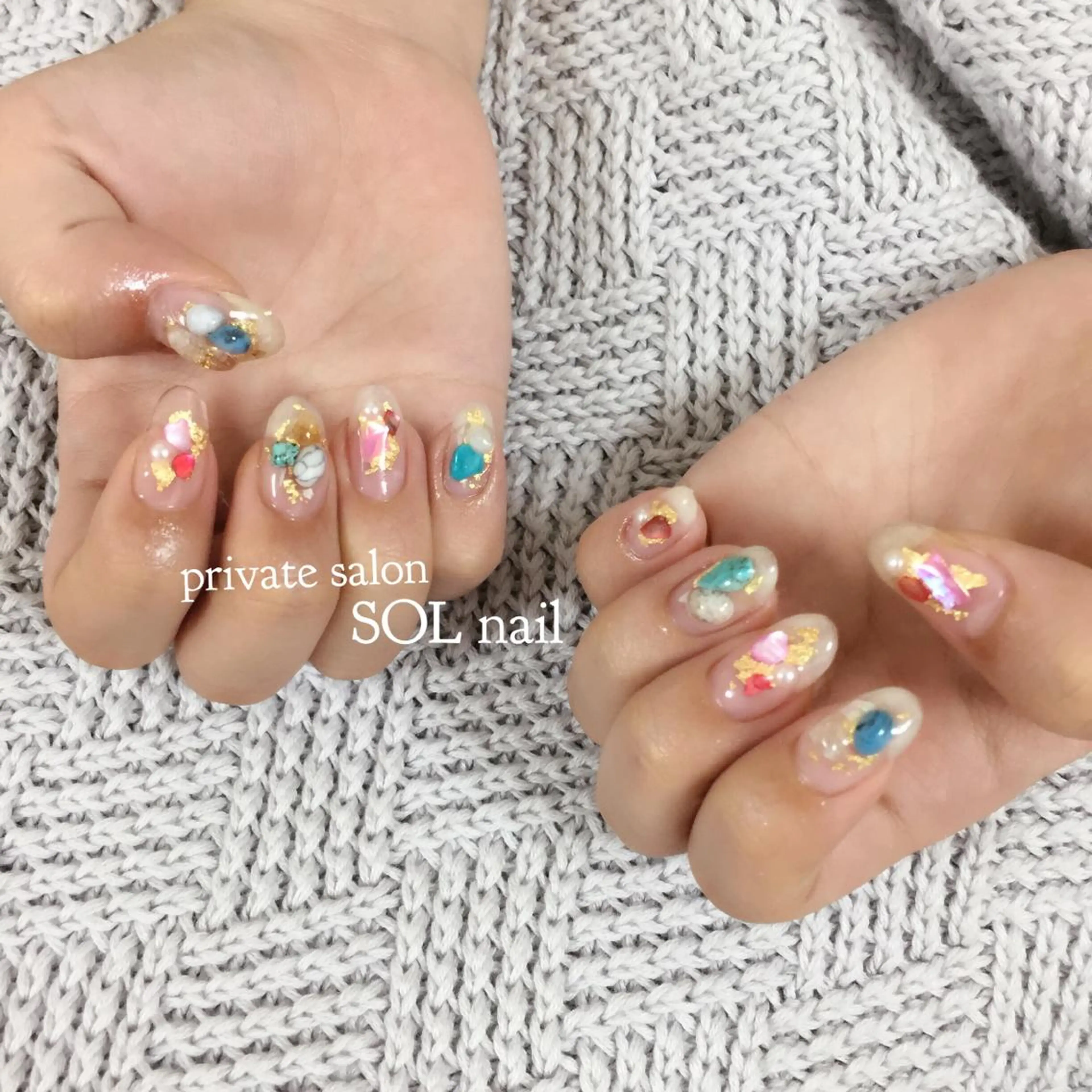 ネイル ハンドネイル SOL NAILのネイルデザイン