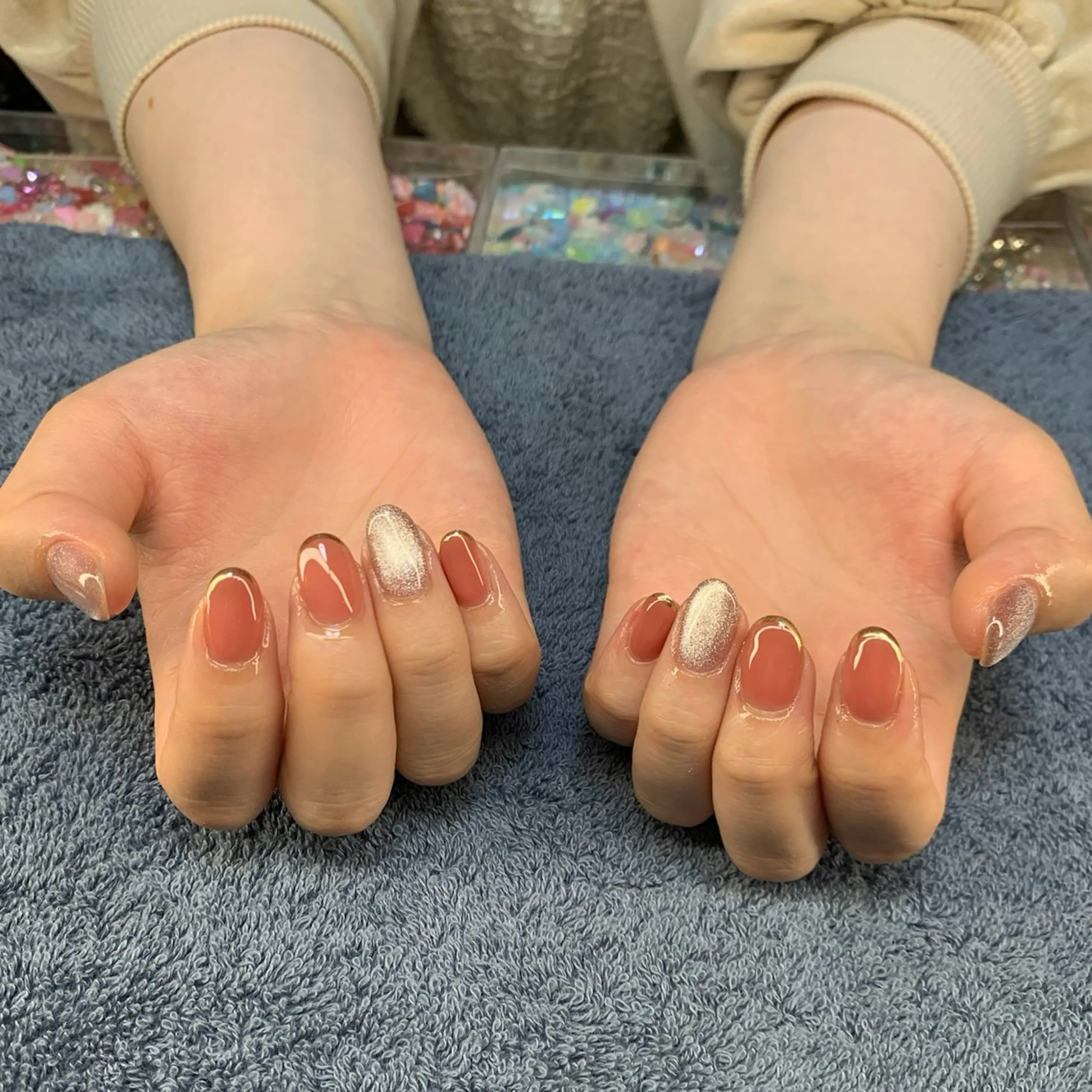 ネイル フレンチネイル ハンドネイル MHR nailのネイルデザイン