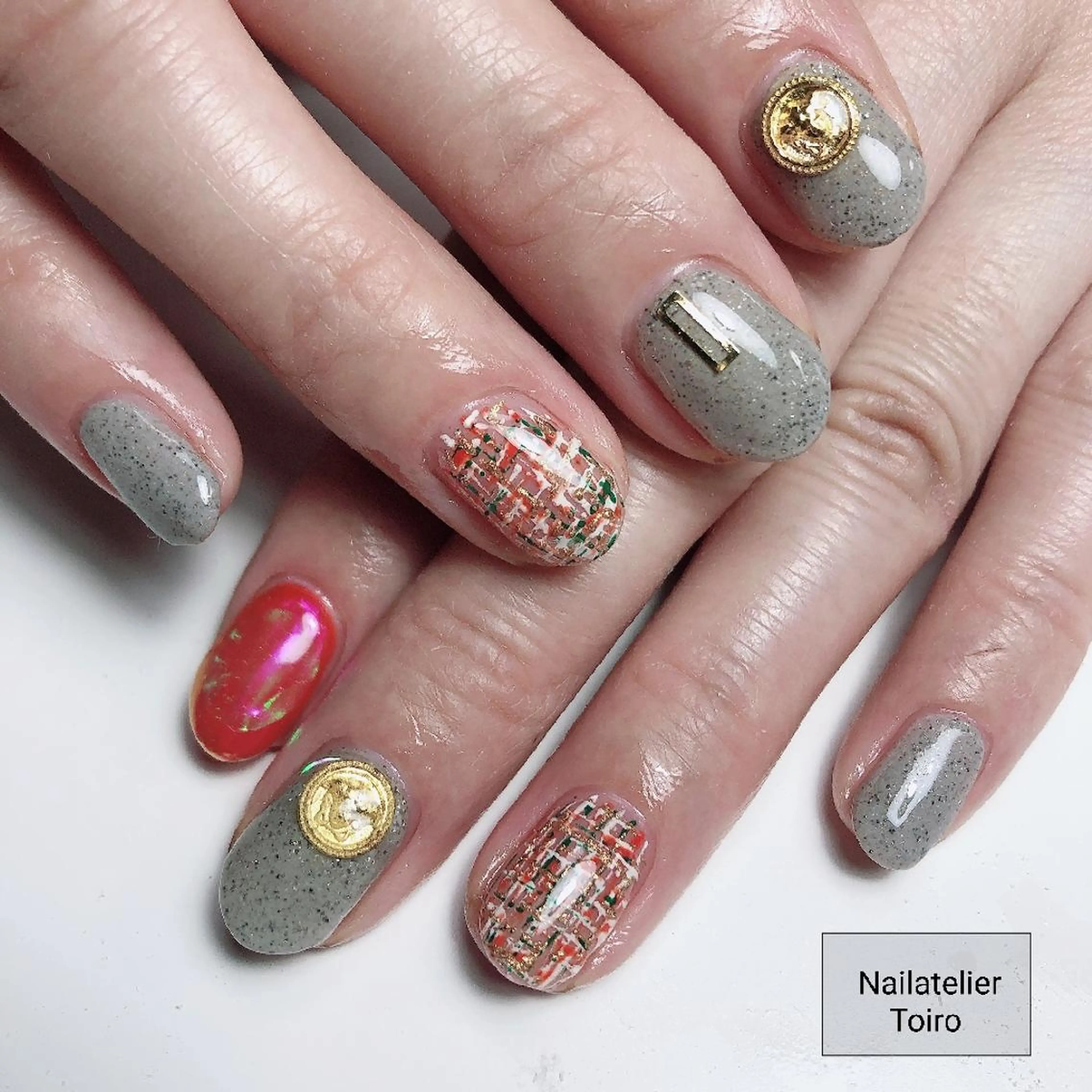 ショート ネイル ジェルネイル ☺︎山部 志麻☺︎のネイルデザイン