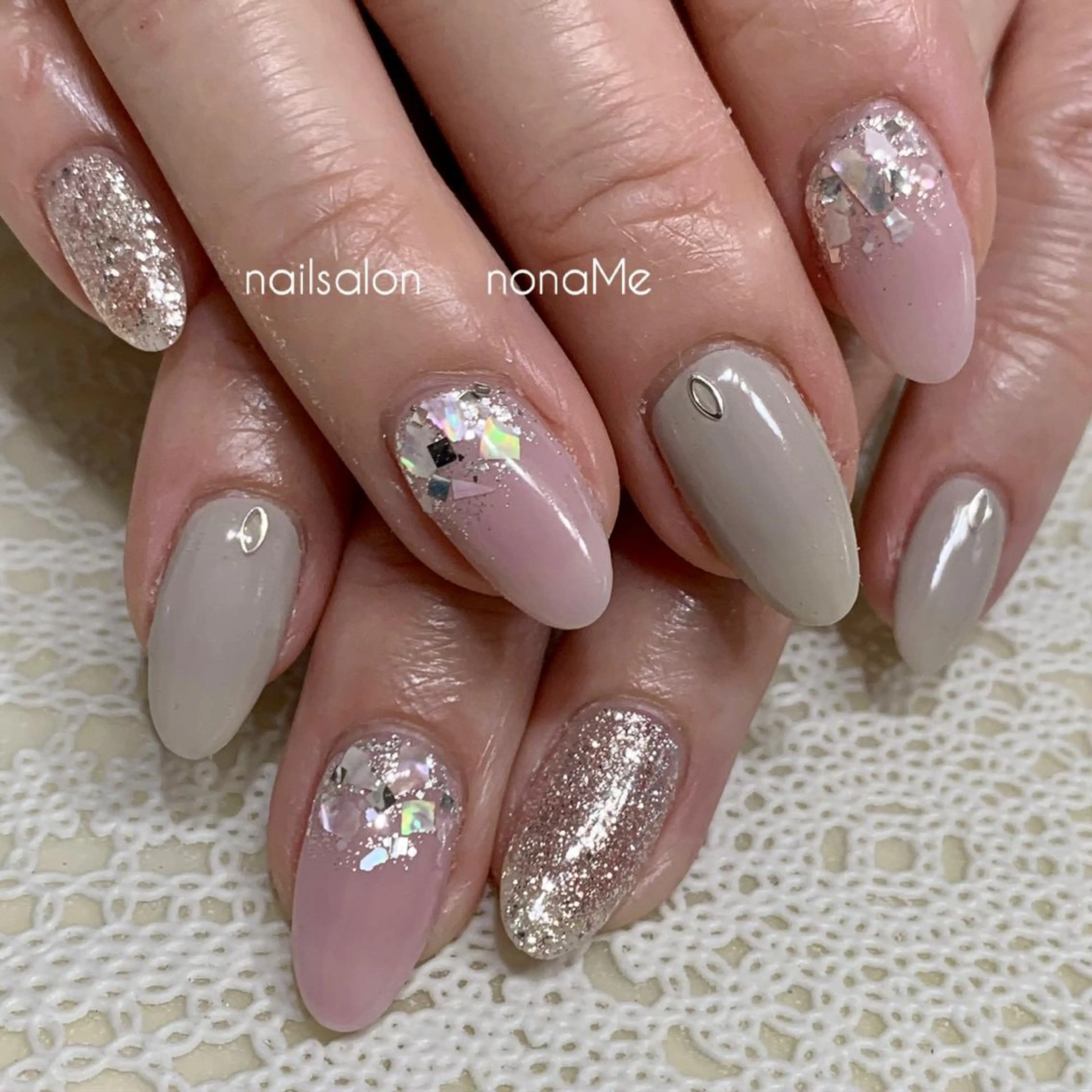 ネイル ピンク nonaMe 森のネイルデザイン