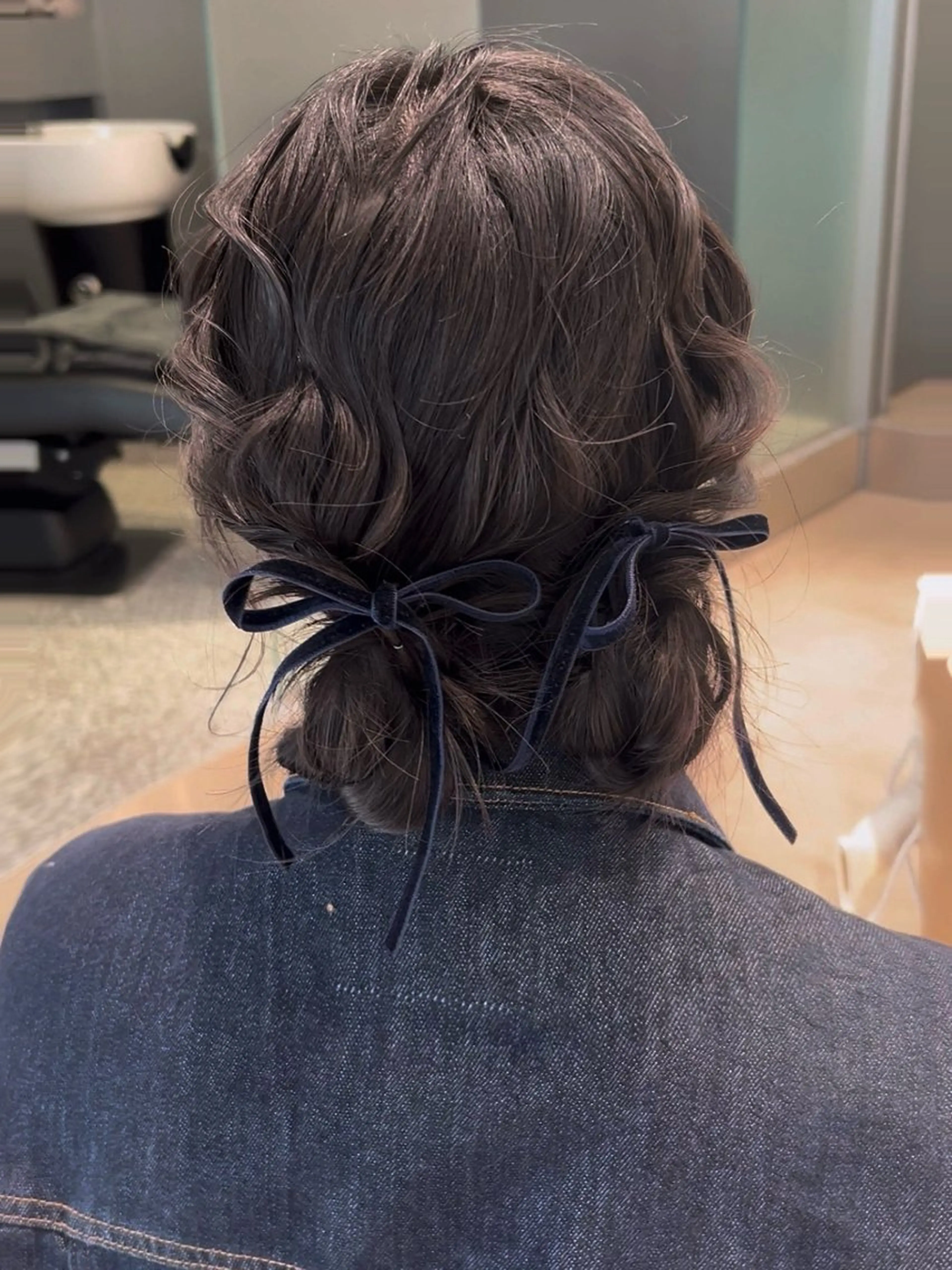 ミディアム ayu omochaのヘアスタイル