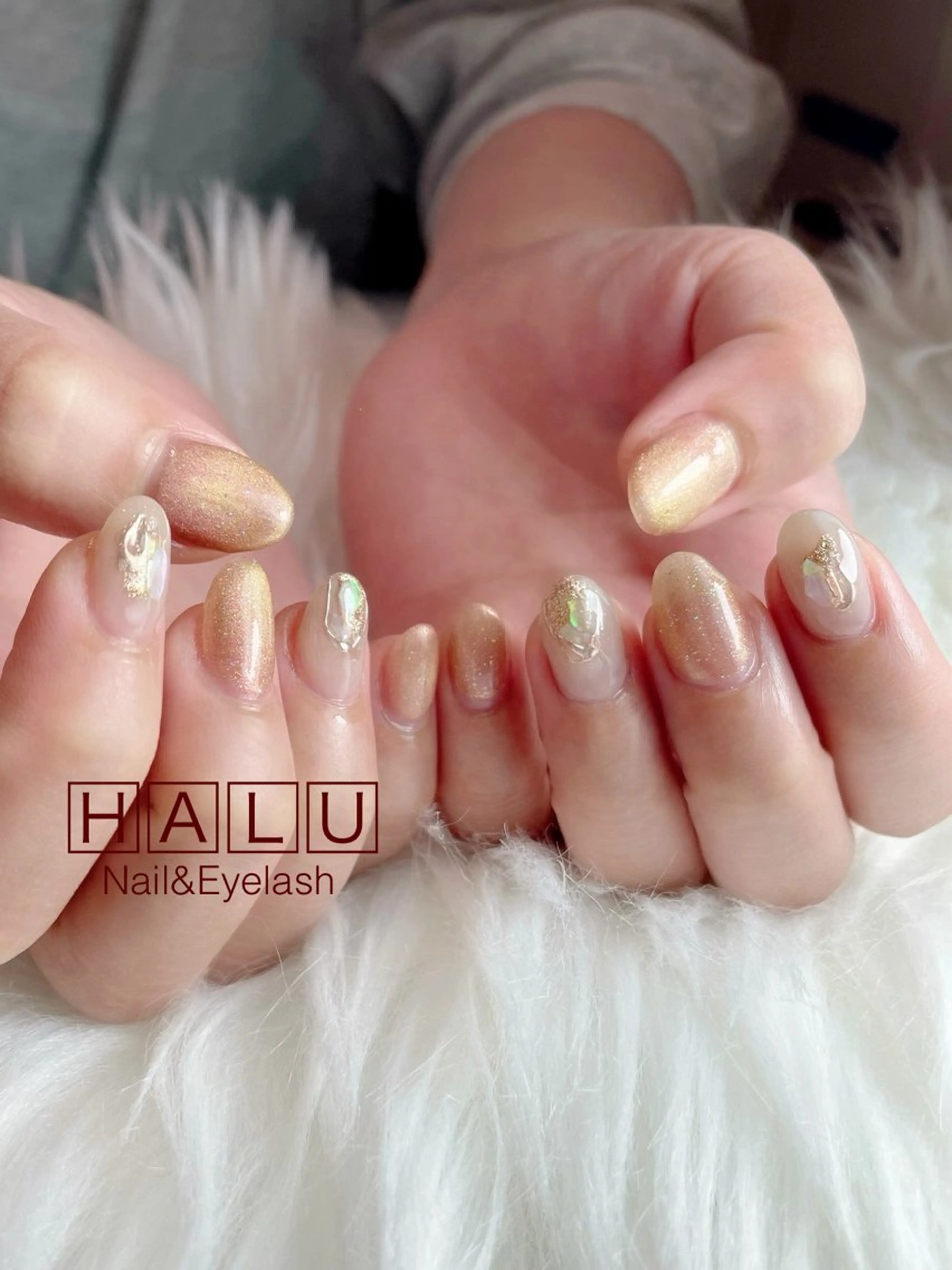 ネイル キラキラネイル HALU ハルのネイルデザイン