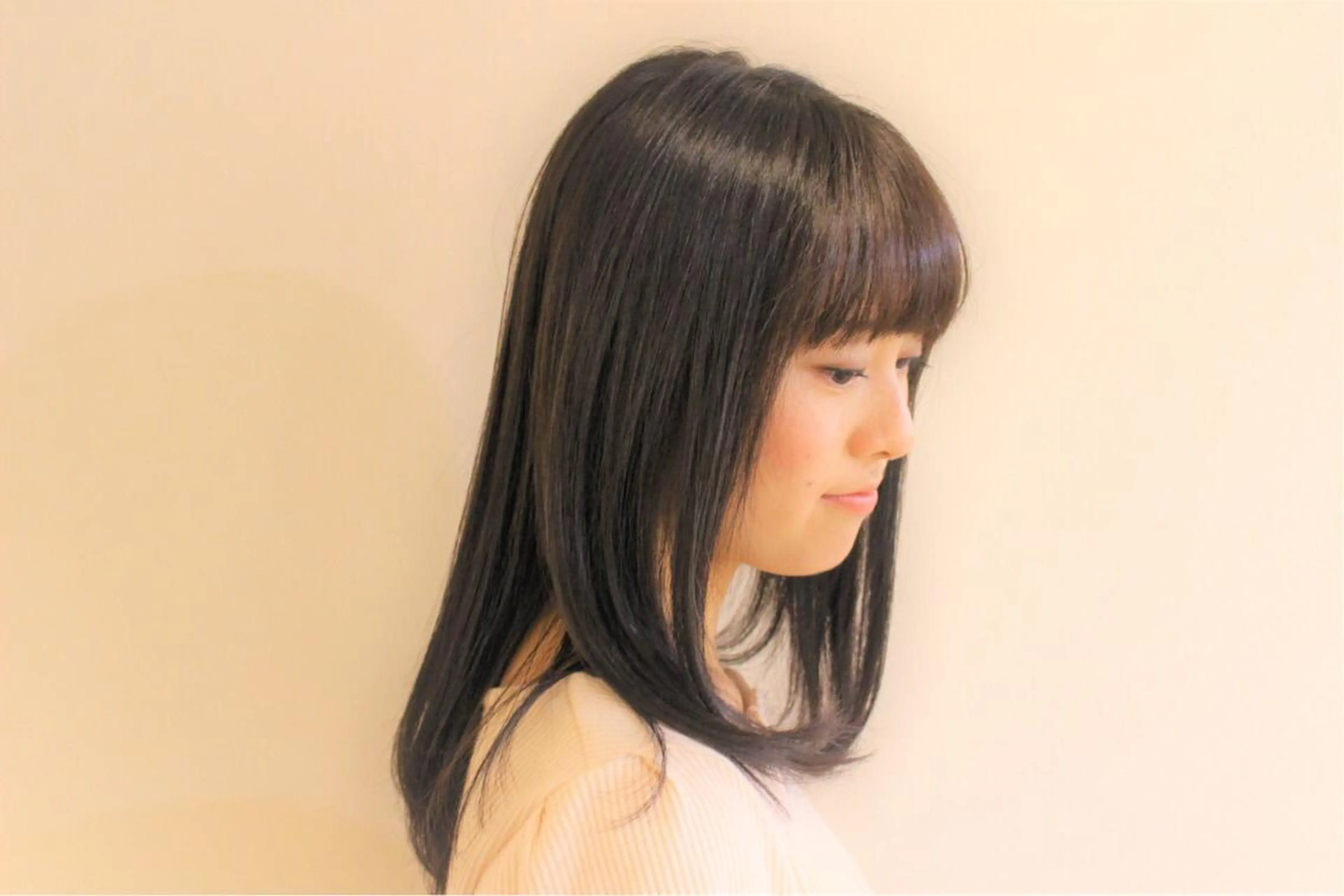 セミロング カラー 徳永 大樹のヘアスタイル