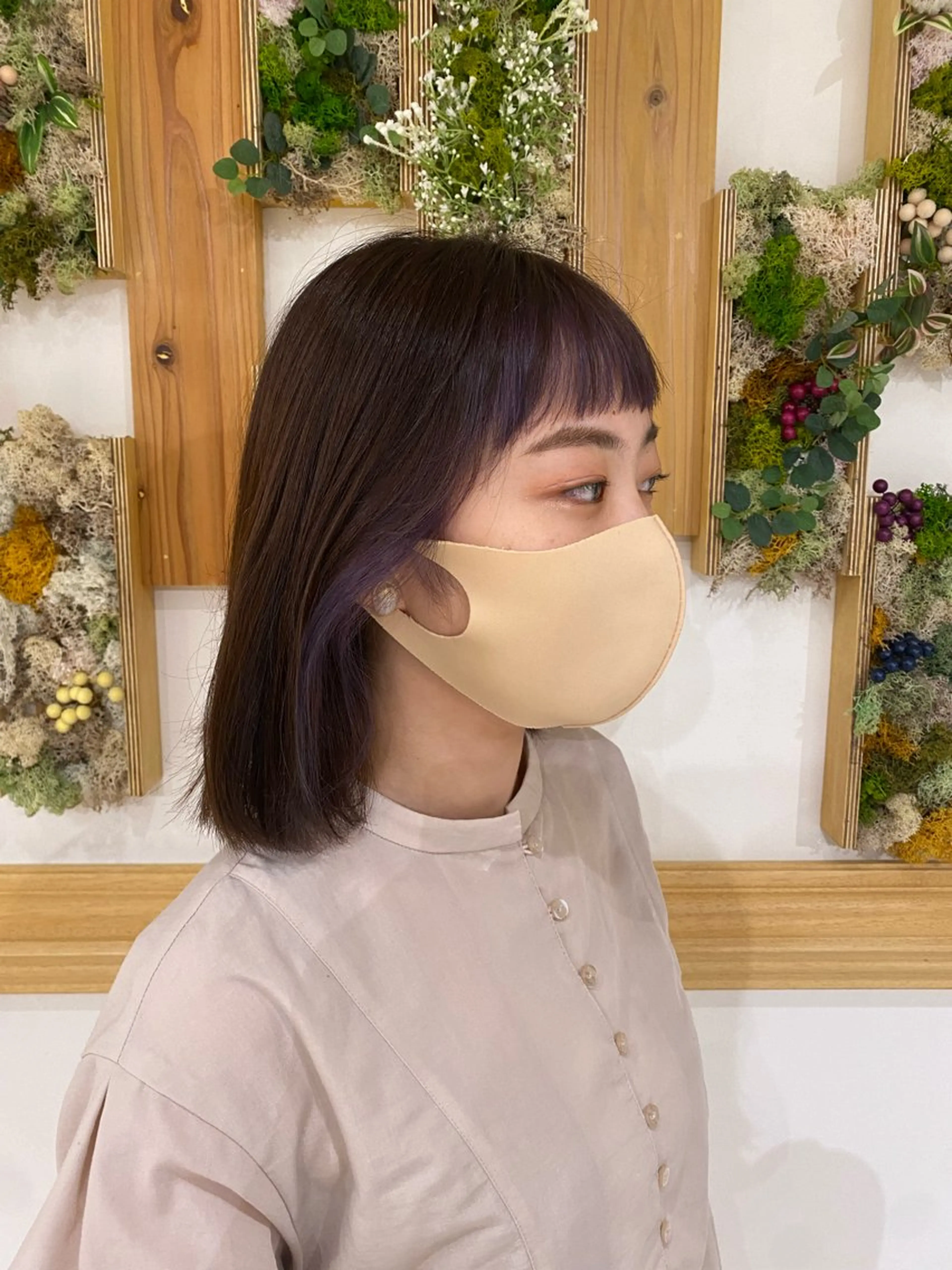 セミロング kuschel ホリグチのヘアスタイル