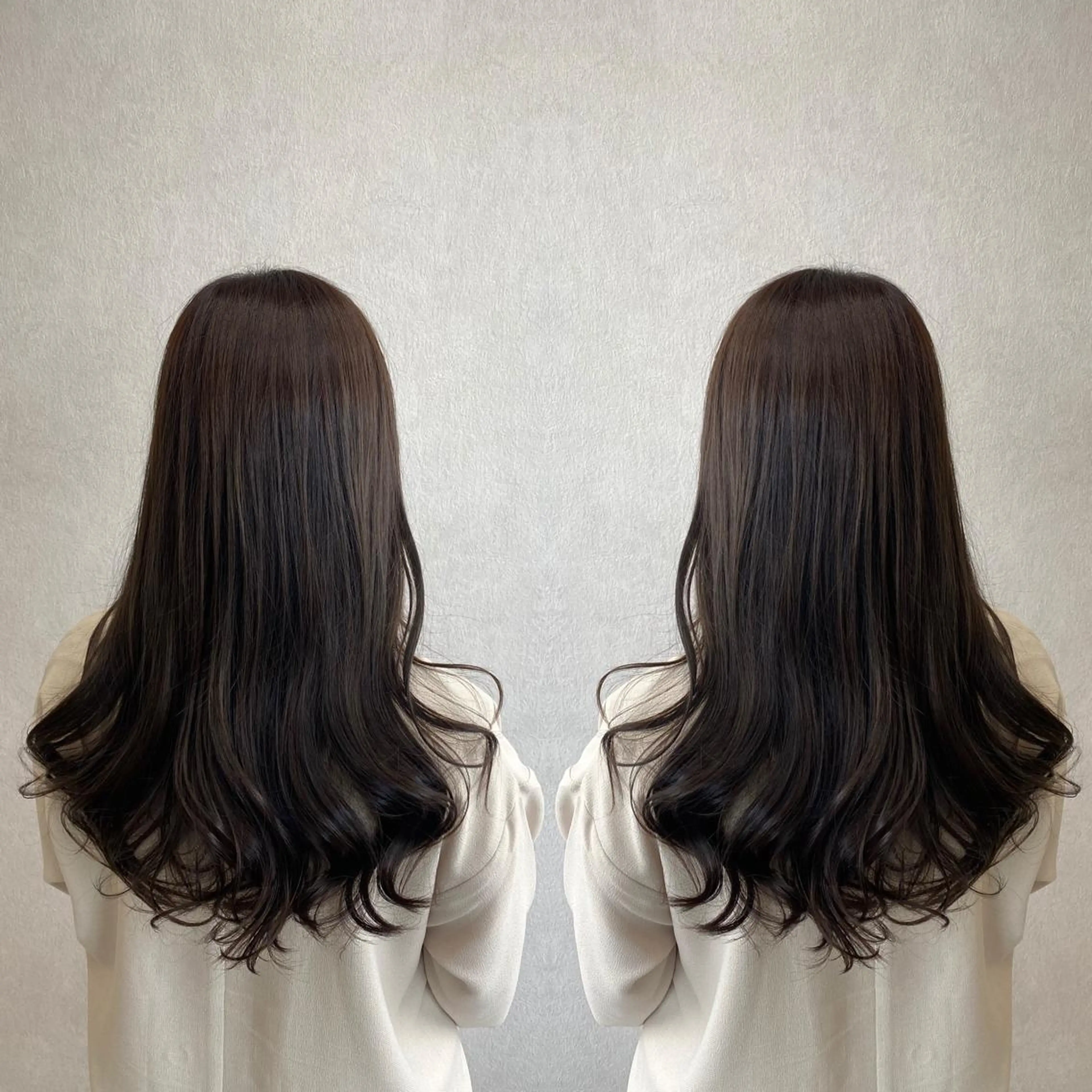 ロング カラー カット トリートメント tocca 💜石田愛結💜のヘアスタイル