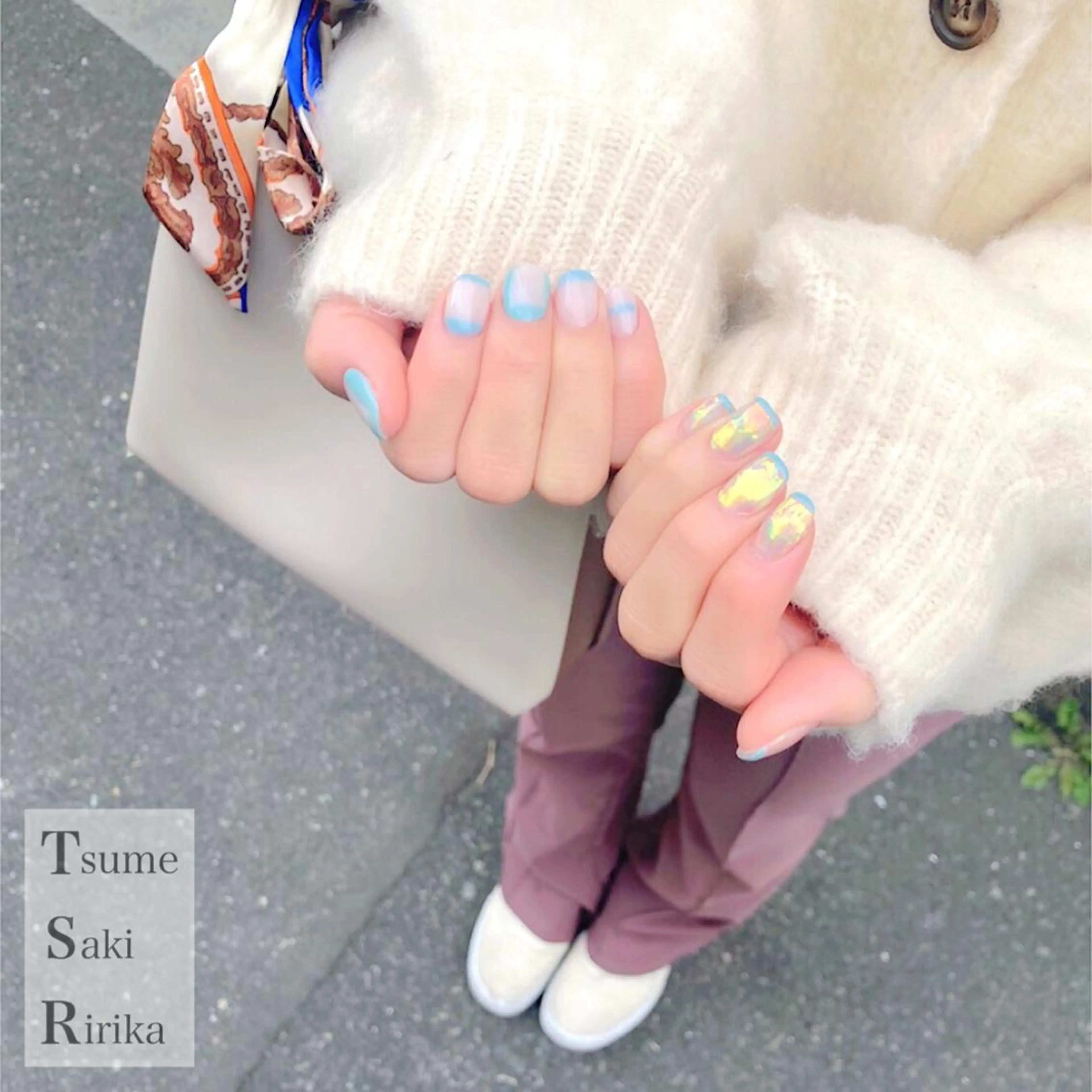 ネイル ハンドネイル ハンドケア 爪咲 りり花のネイルデザイン