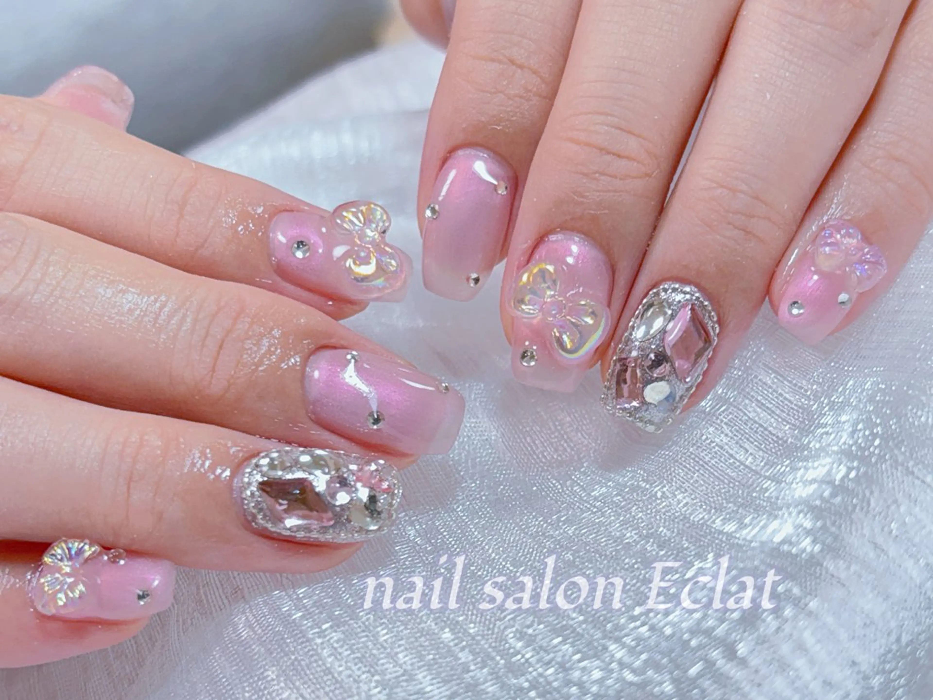 ネイル ハンドネイル ネイルサロンエクラ 🫧Shizukaのネイルデザイン