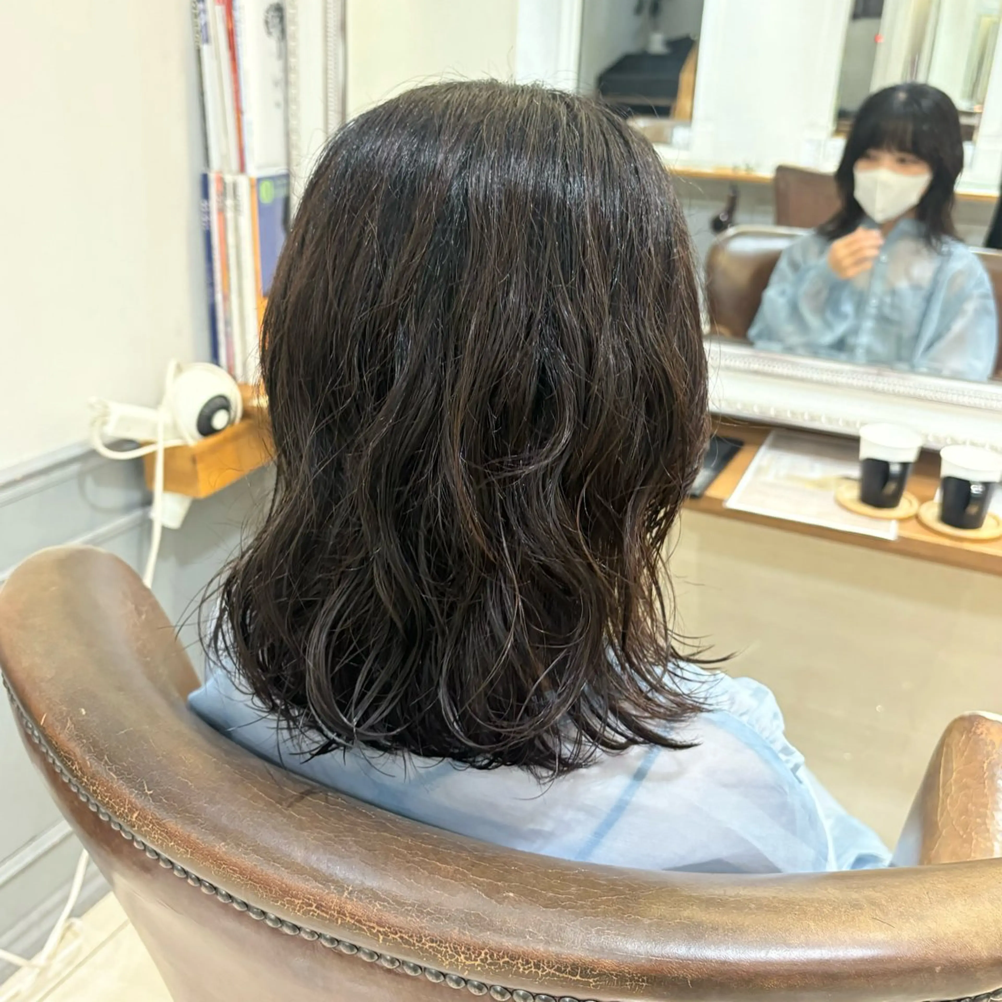 ミディアム パーマ ミディアムパーマ ニュアンスパーマ 🫧 nanaco🫧のヘアスタイル