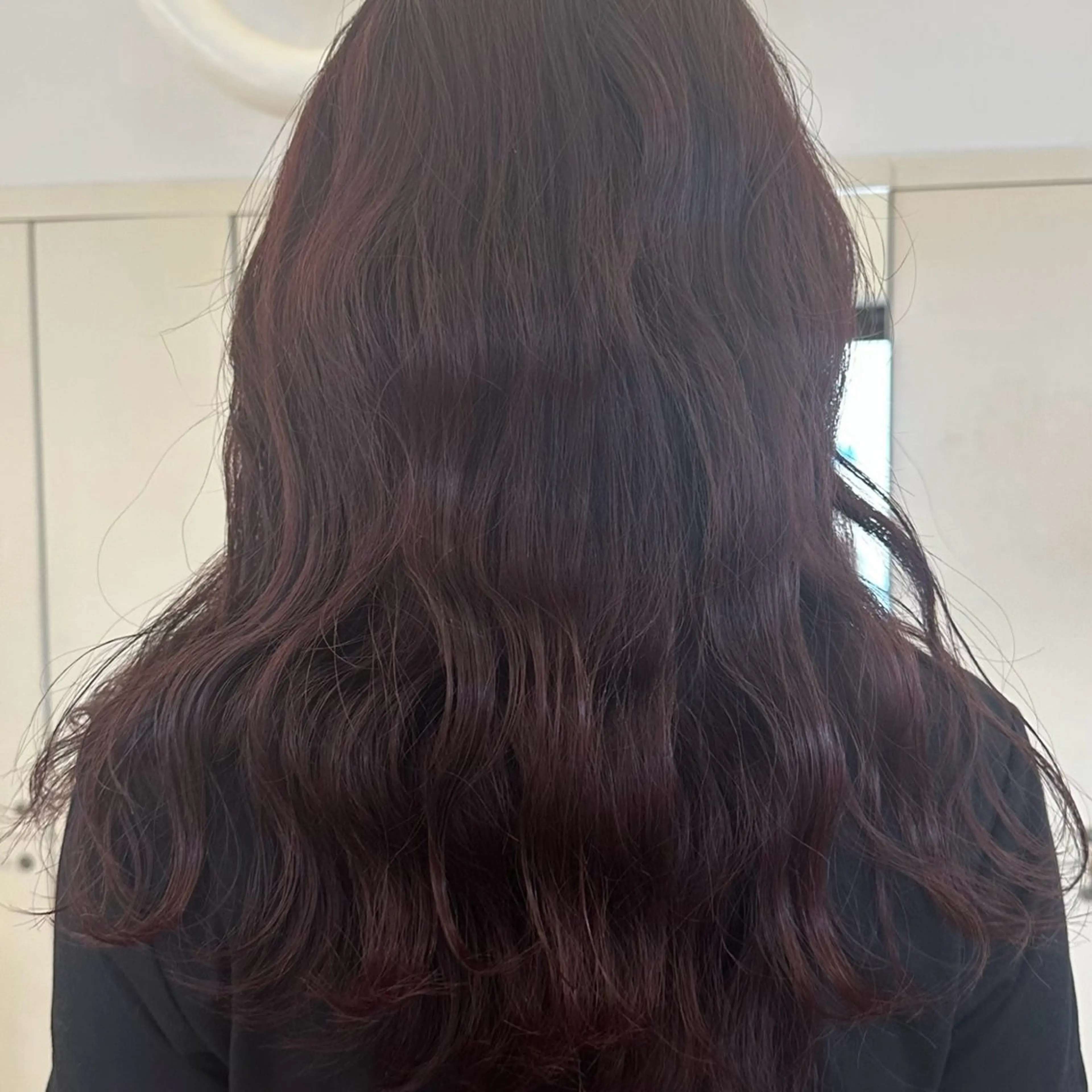 カラー ブラウンカラー ピンクカラー 西澤 希のヘアスタイル