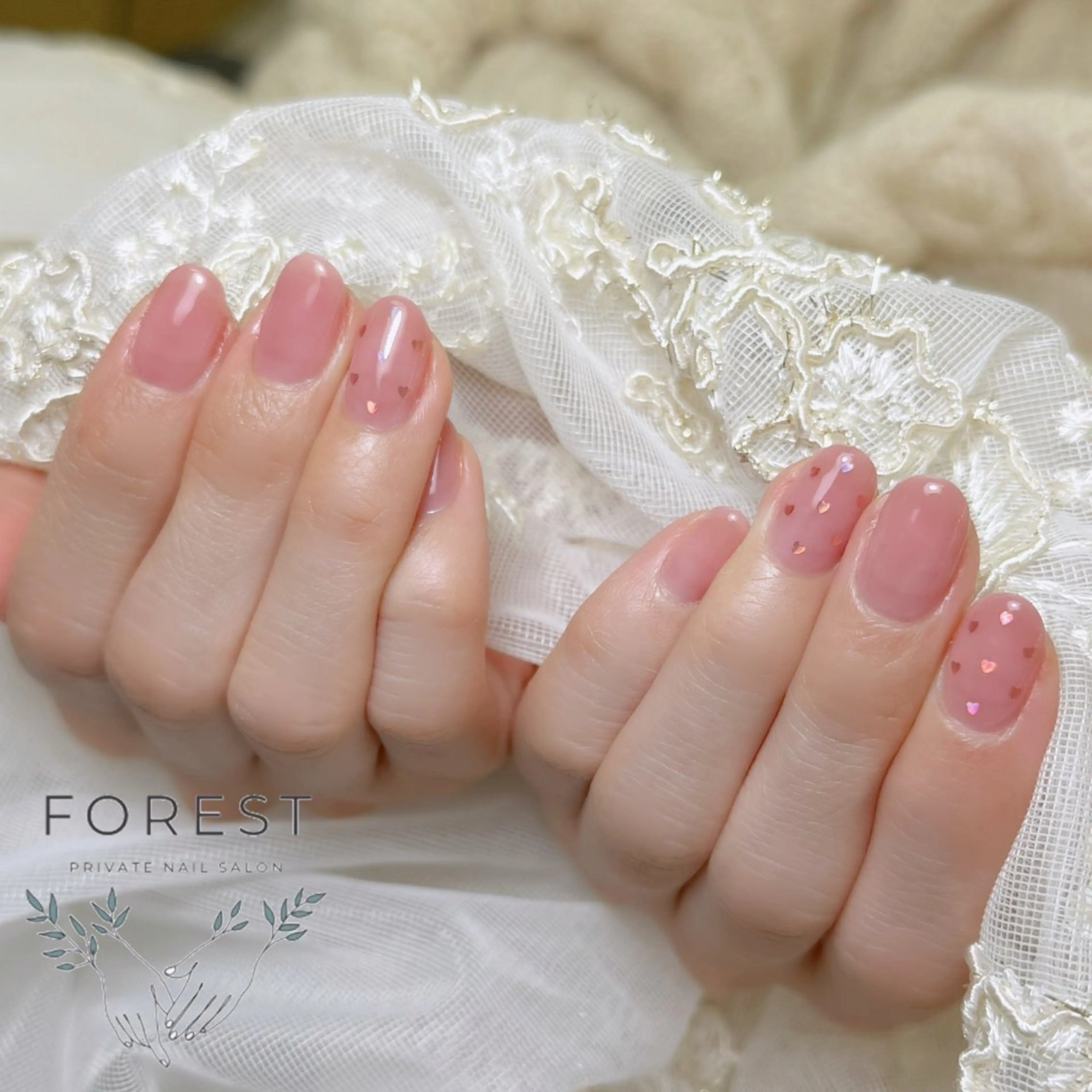 ネイル 白岡市篠津自宅 サロンForestのネイルデザイン