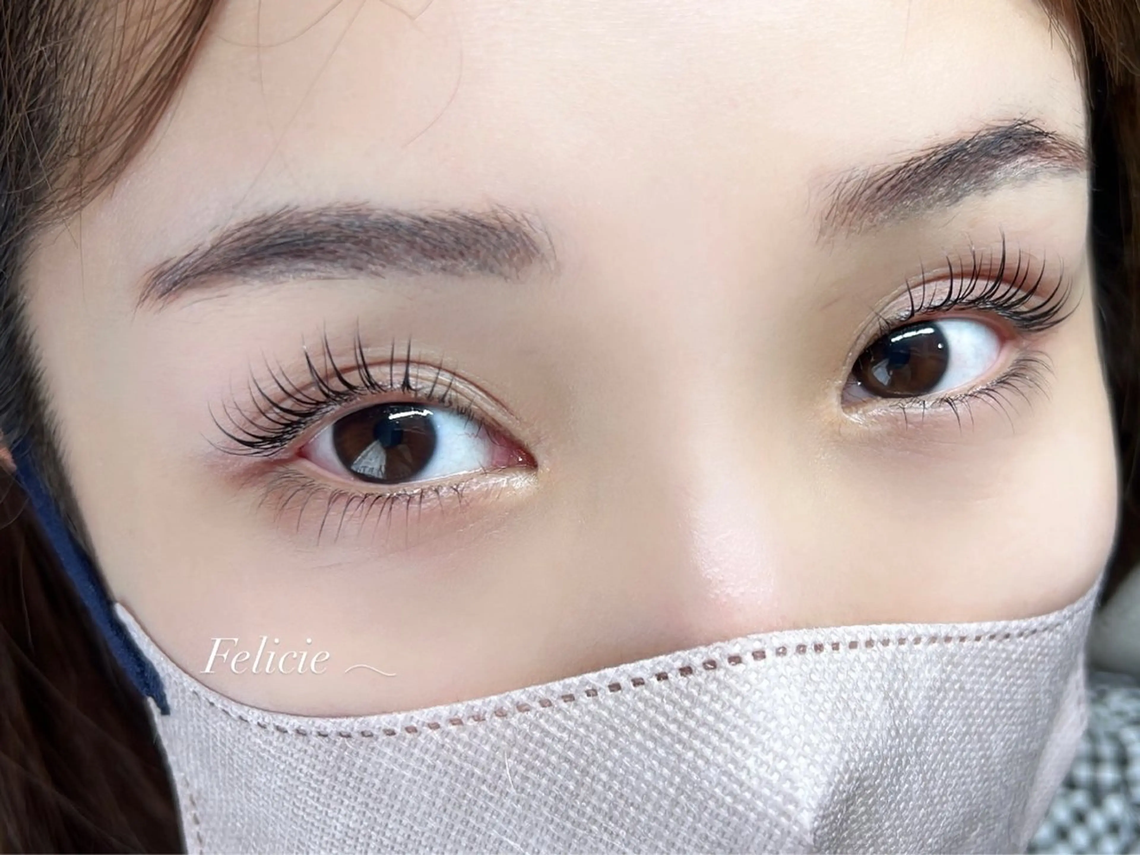 マツエク・マツパ 下まつげエクステ 一重×まつ毛パーマ Felicie＊ Sayakaのマツエク・マツパデザイン