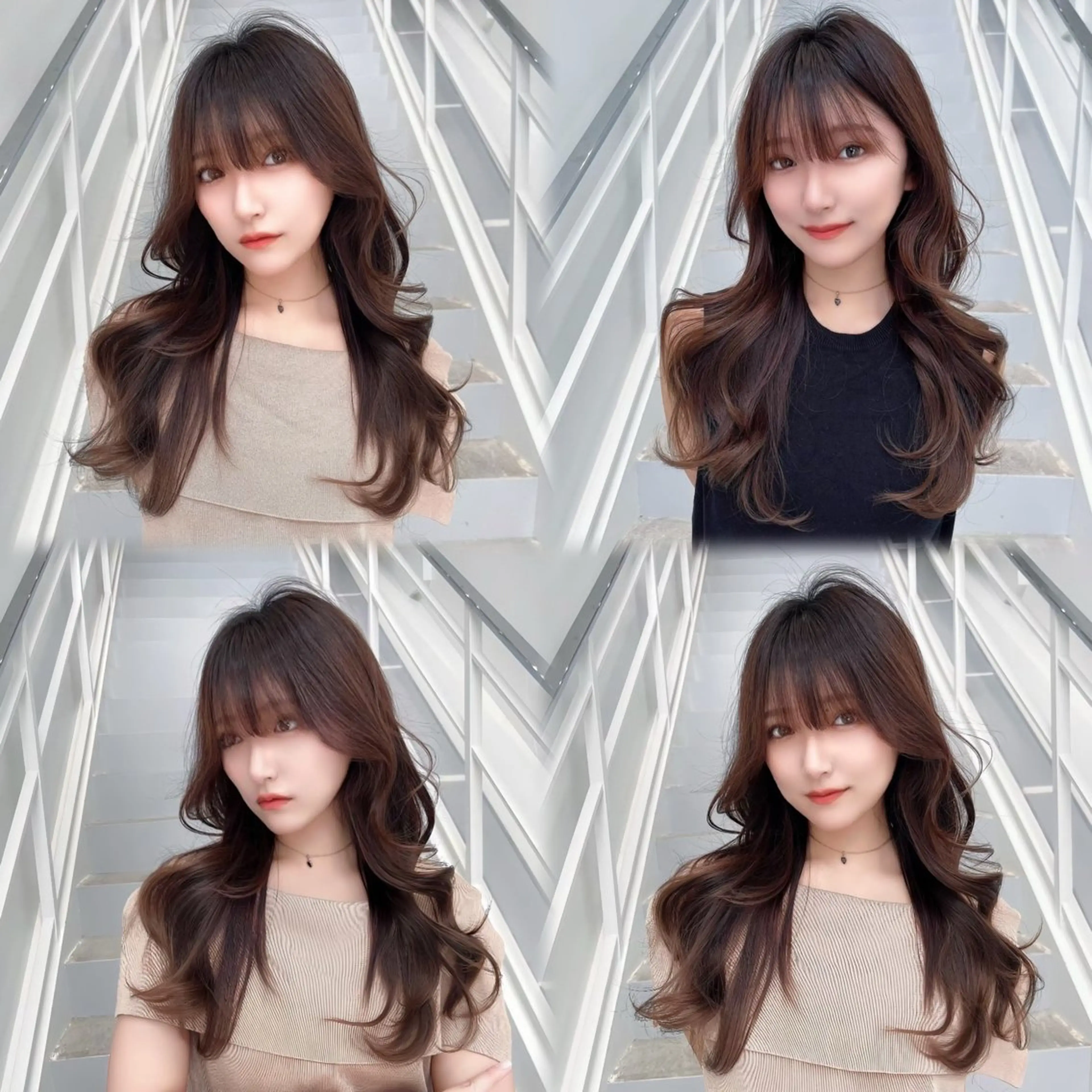 ロング カラー ヘアアレンジ 韓国ヘア/髪質改善 TAKAHIROのヘアスタイル