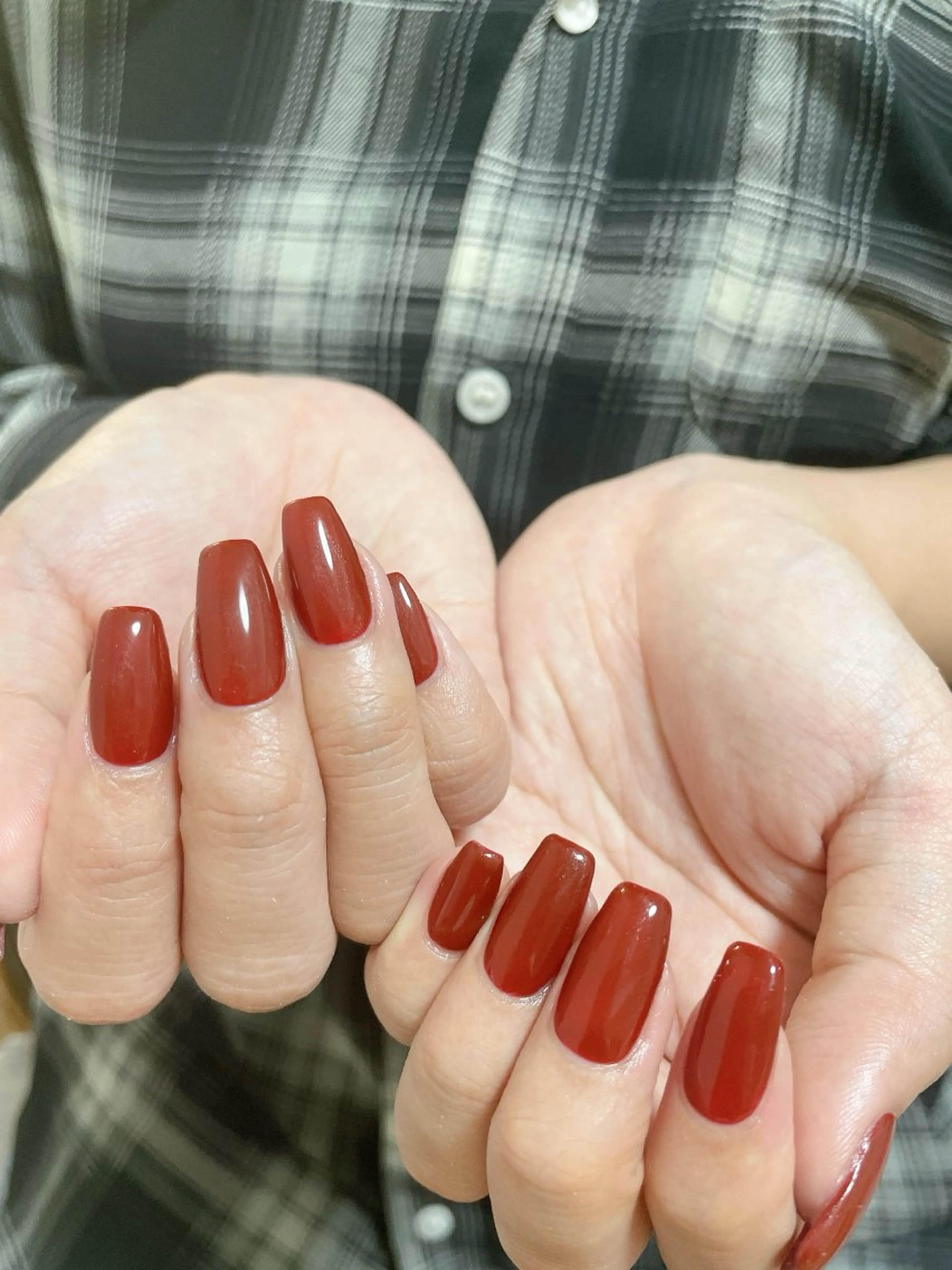 ネイル オーロラネイル ボルドー フットネイル フレンチネイル ジェルネイル ハンドネイル Mogu nail 二子玉川のネイルデザイン