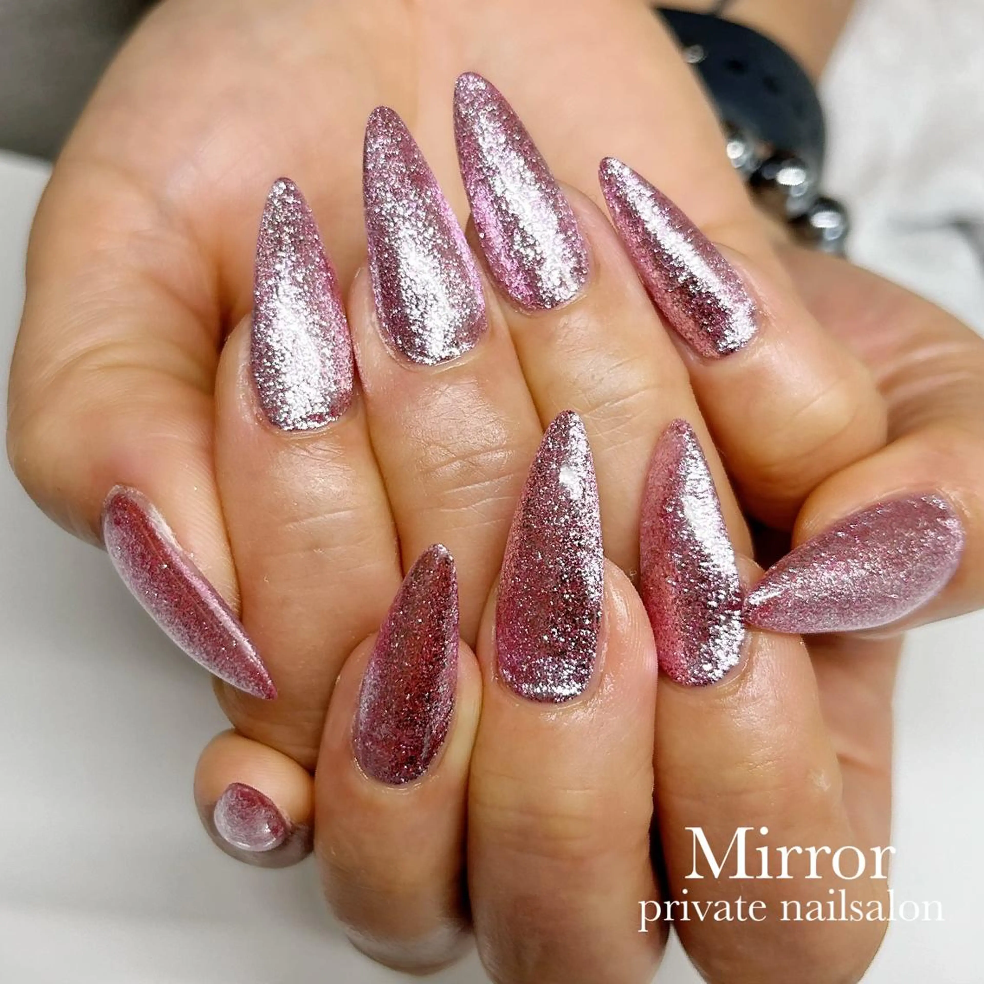 ネイル 持ち込み ハンドネイル nailsalon Mirrorのネイルデザイン