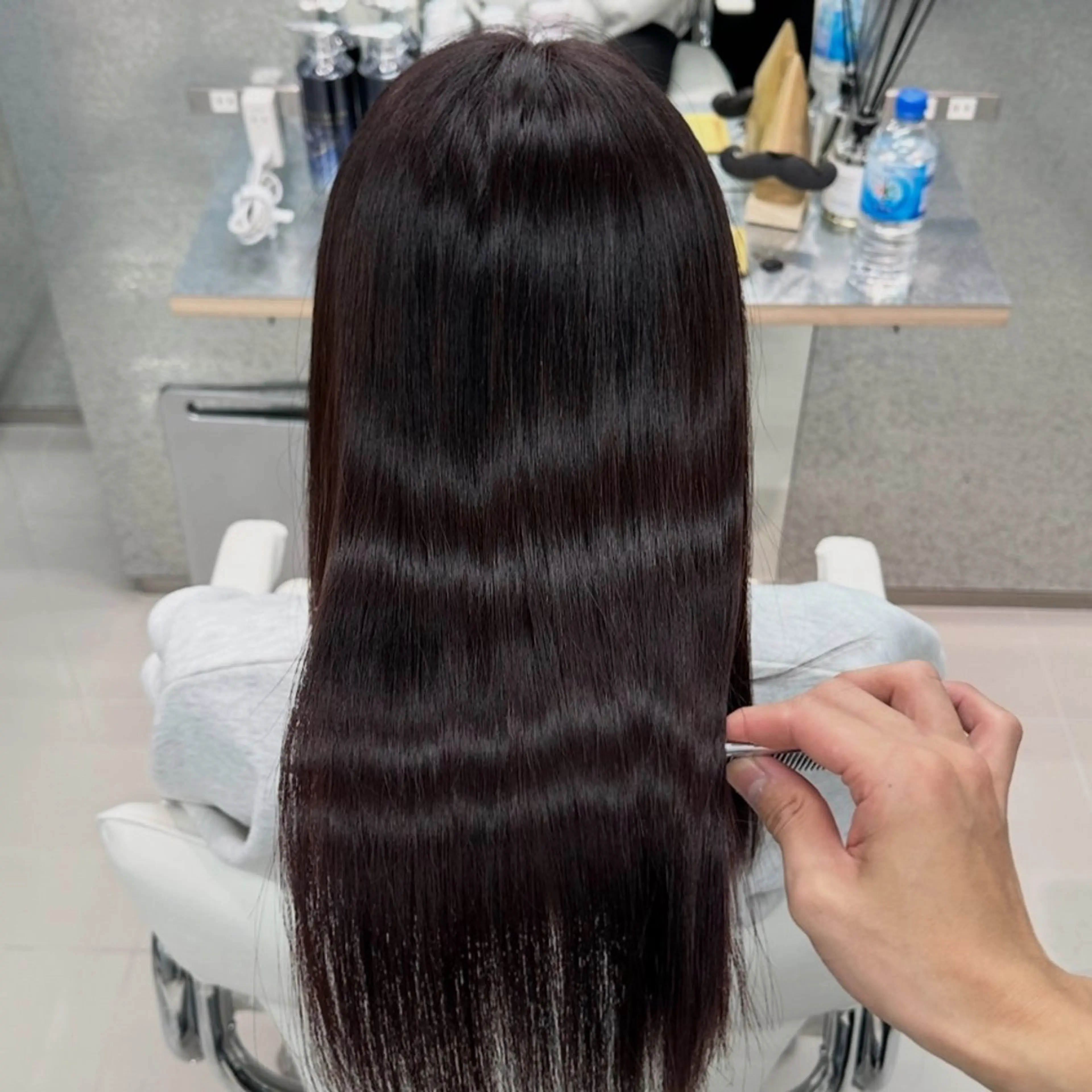 セミロング トリートメント TRUNS所属・こうた/髪質改善 ストレート/ヘアケアのヘアスタイル