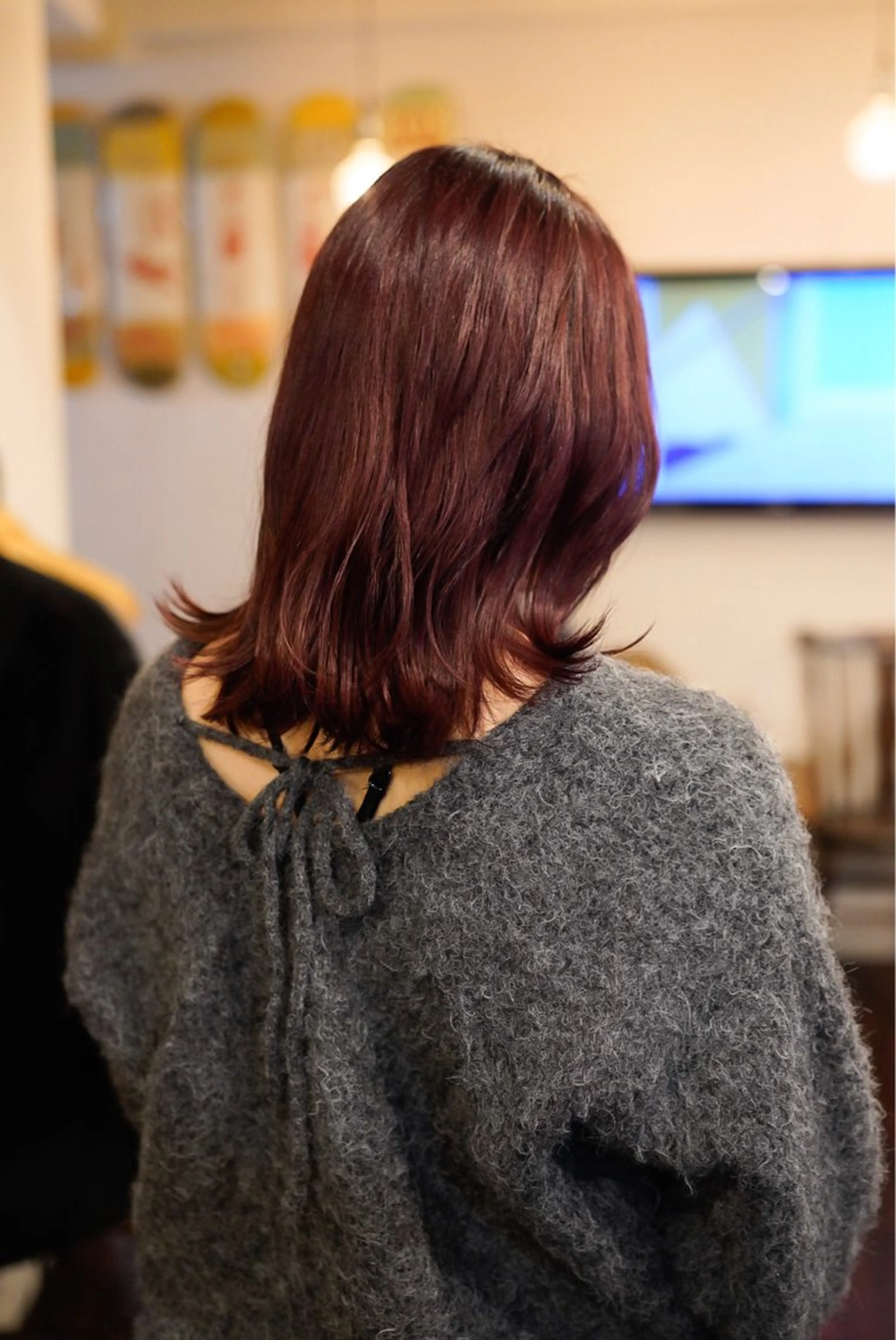 セミロング カラー 千葉 慎也のヘアスタイル