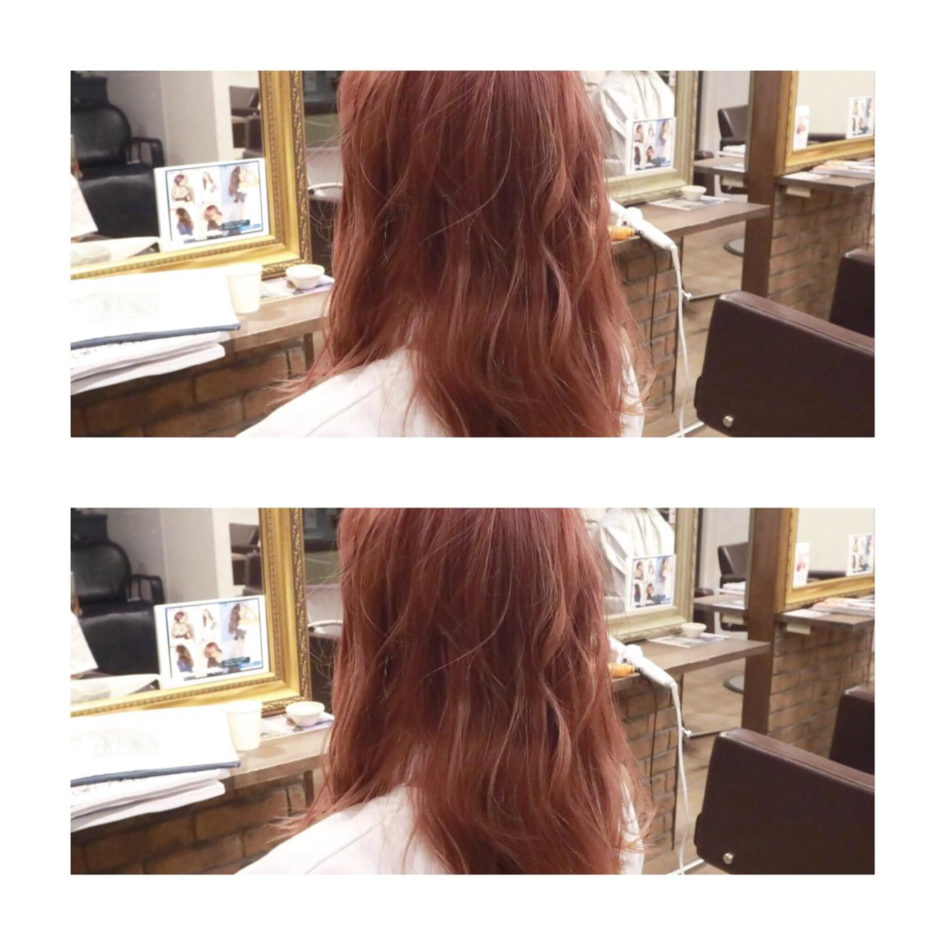 セミロング カラー アッシュ ピンクカラー ピンクアッシュ JILBLAN京都 ショート/ハイライトのヘアスタイル