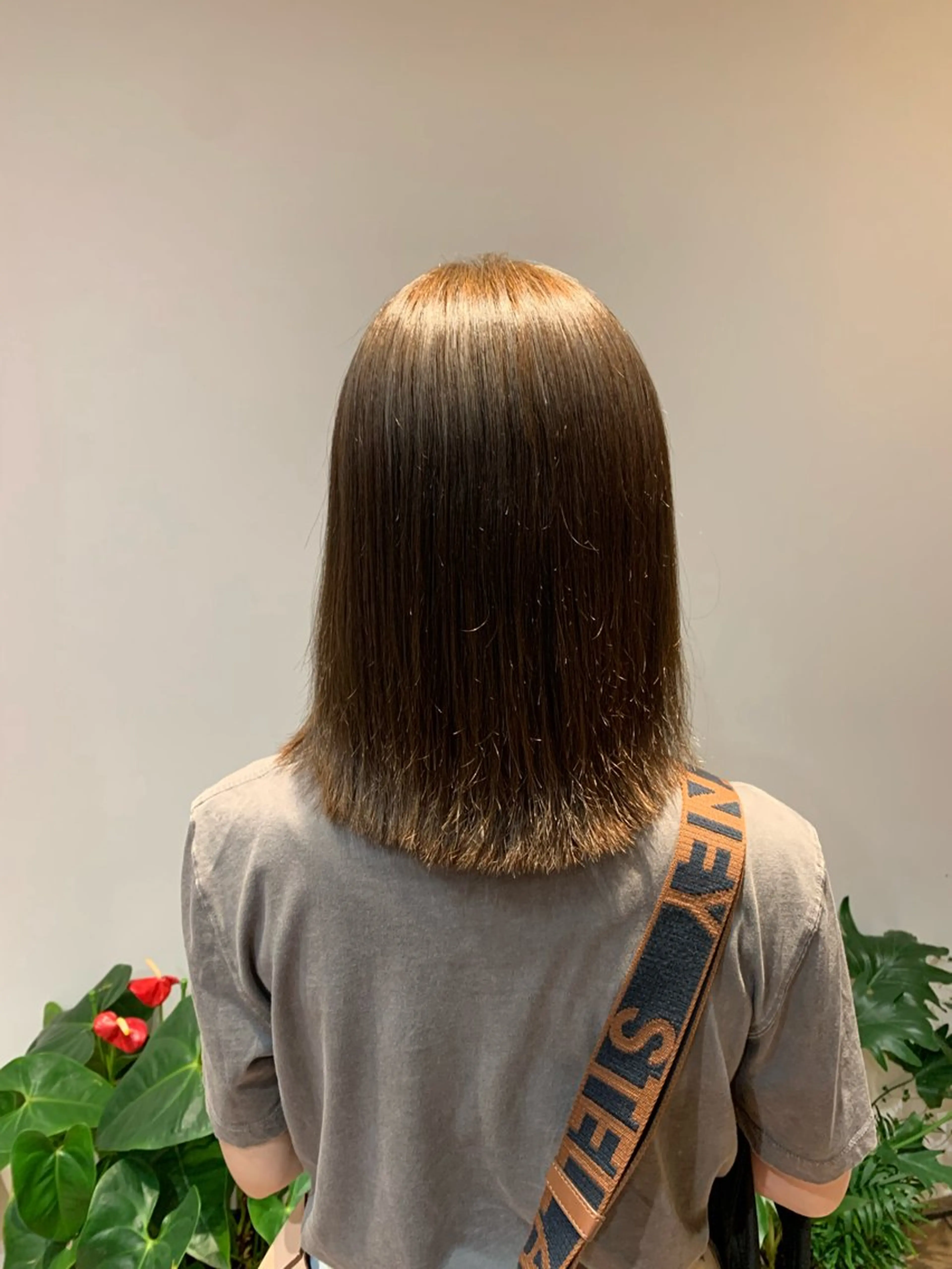 ショート 縮毛矯正 Nu:v所属・moe/ 透明感カラー/恵比寿のヘアスタイル