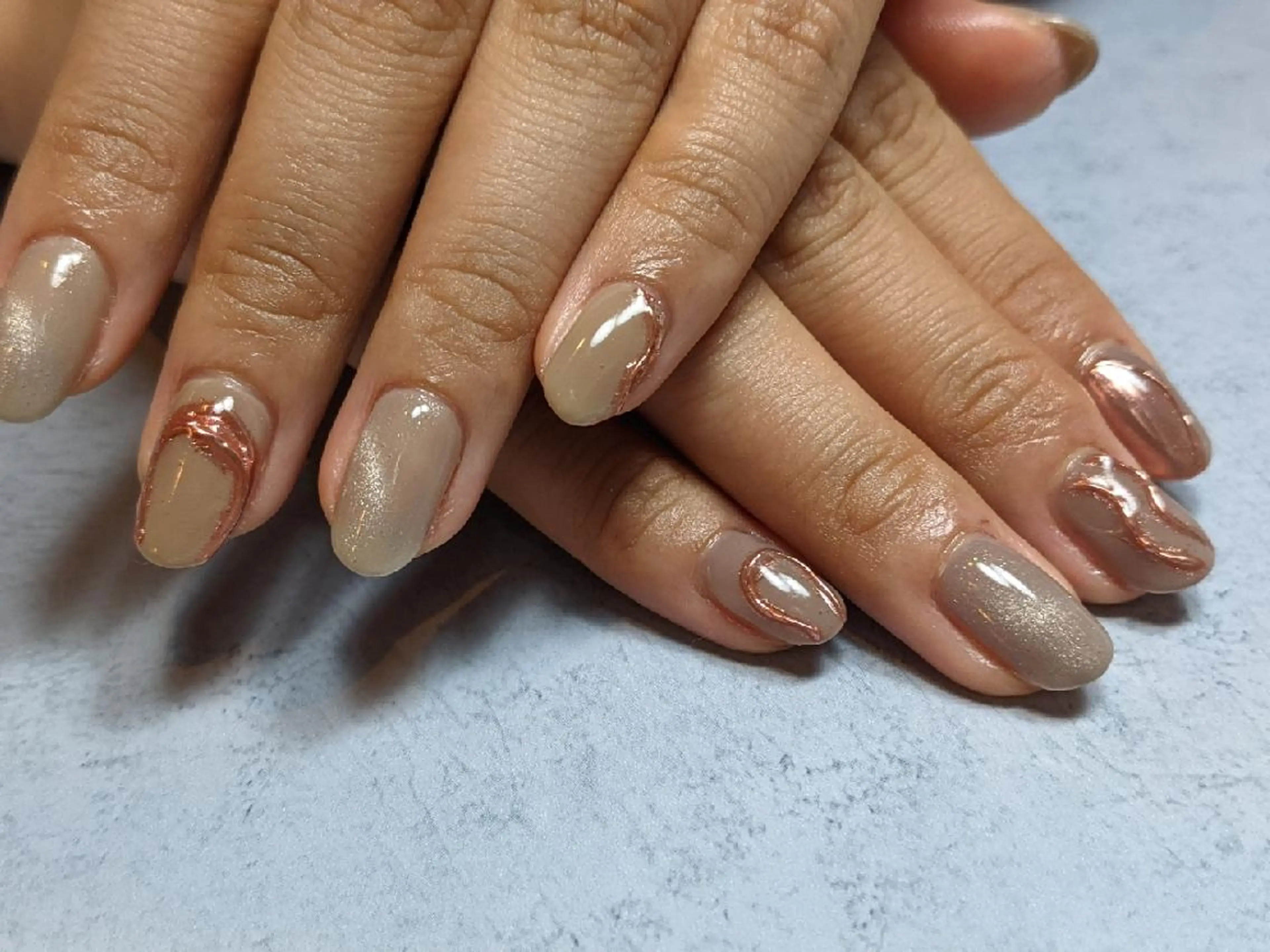 ネイル マグネットネイル ハンドネイル Nail SIRANGANAのネイルデザイン