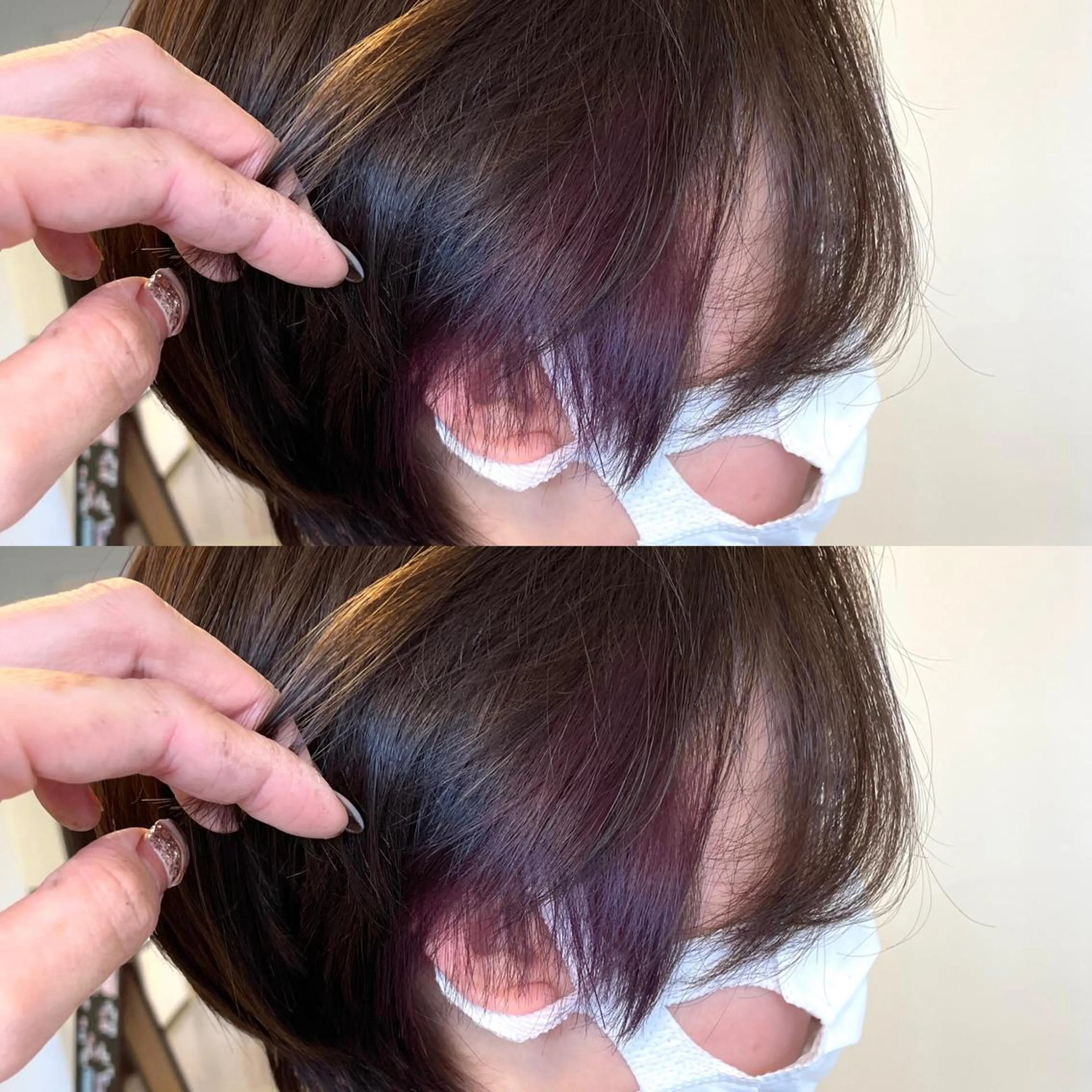 ショート カラー ヘアカラー 心斎橋/ブリーチなし 髪質改善/レイヤーのヘアスタイル