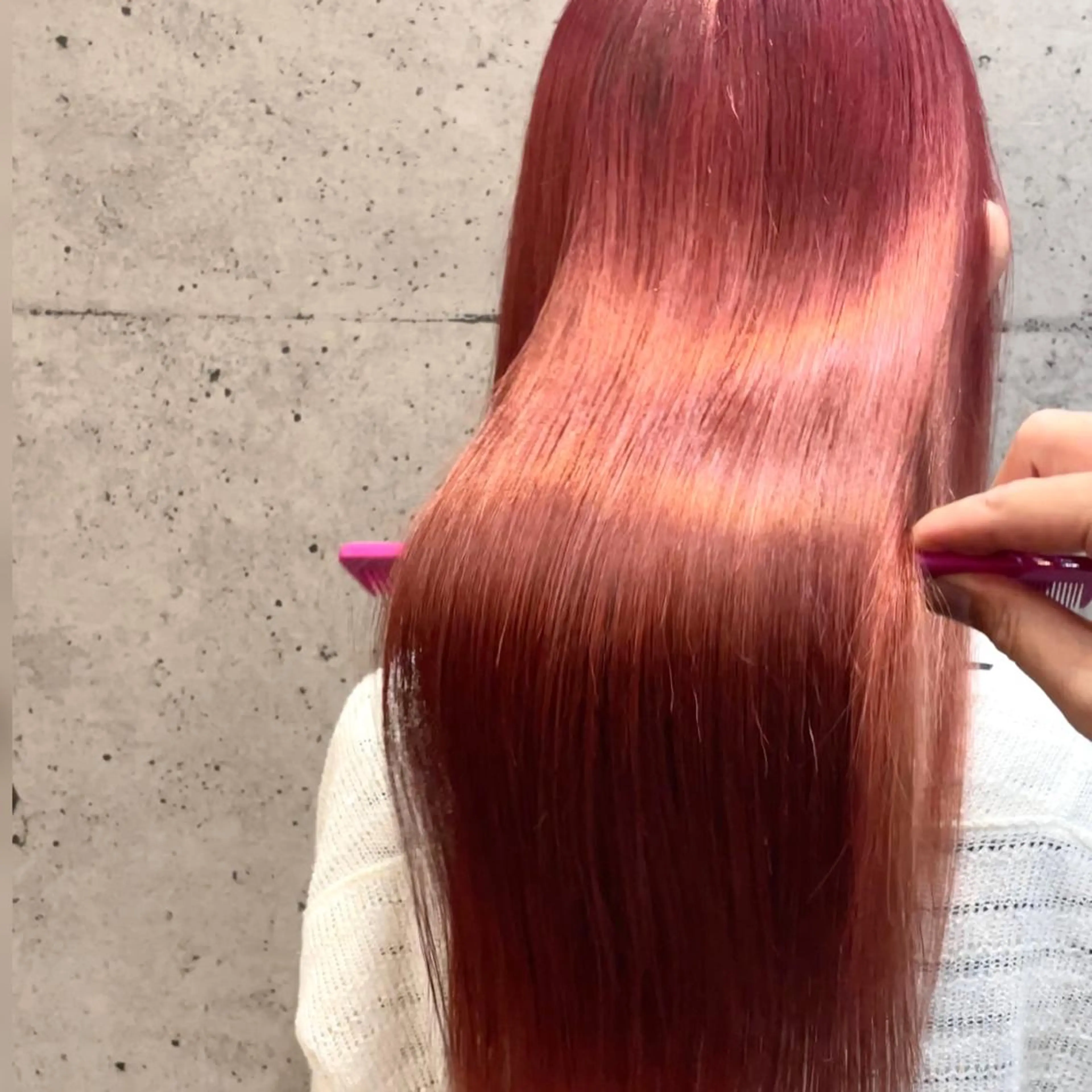 ロング カット ヘアカラー トリートメント N° jillva ♦️川端裕司♦️のヘアスタイル