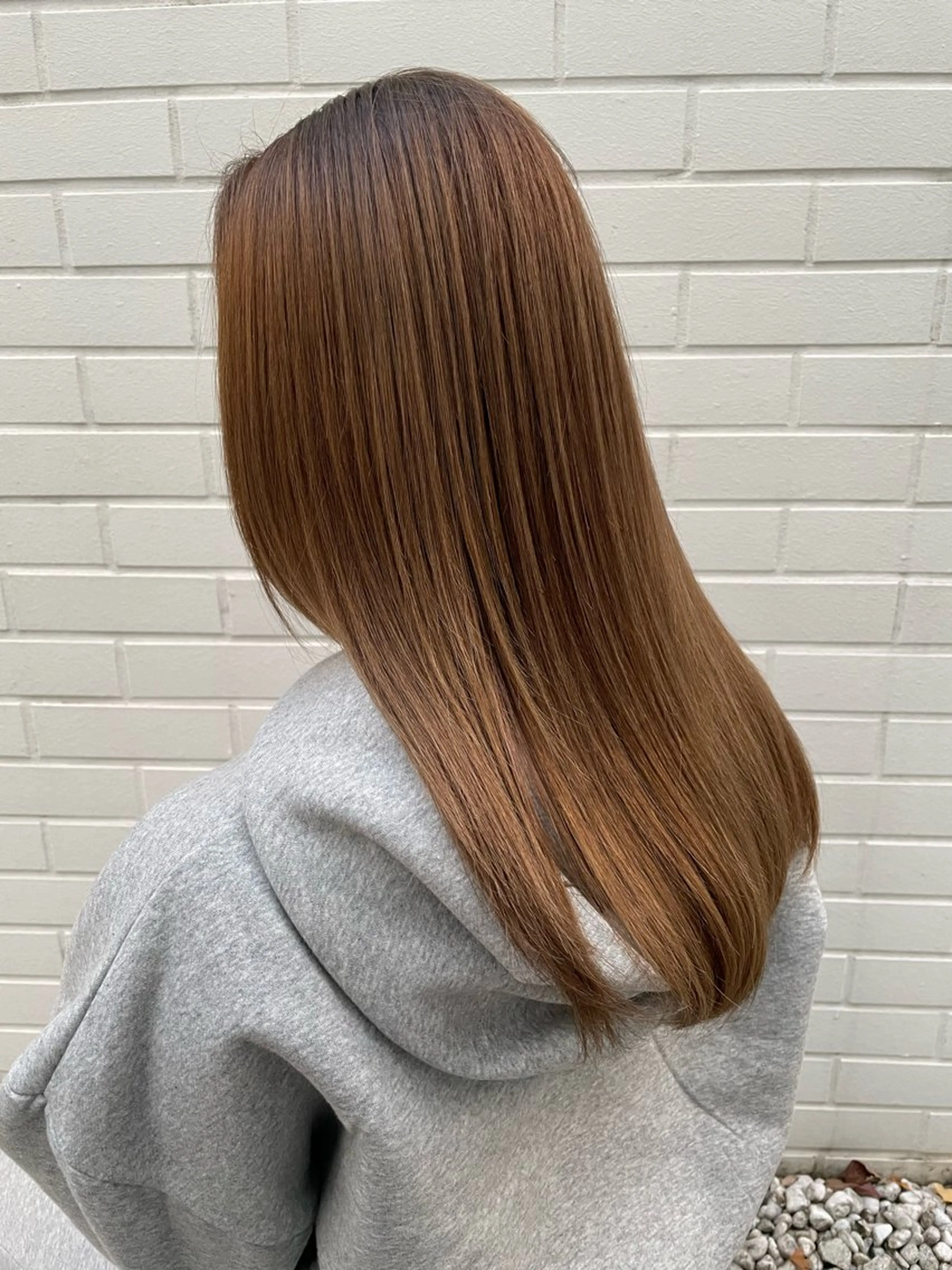 カラー L.O.G KINSHICHO所属・akari アレンジ/艶カラーのヘアスタイル