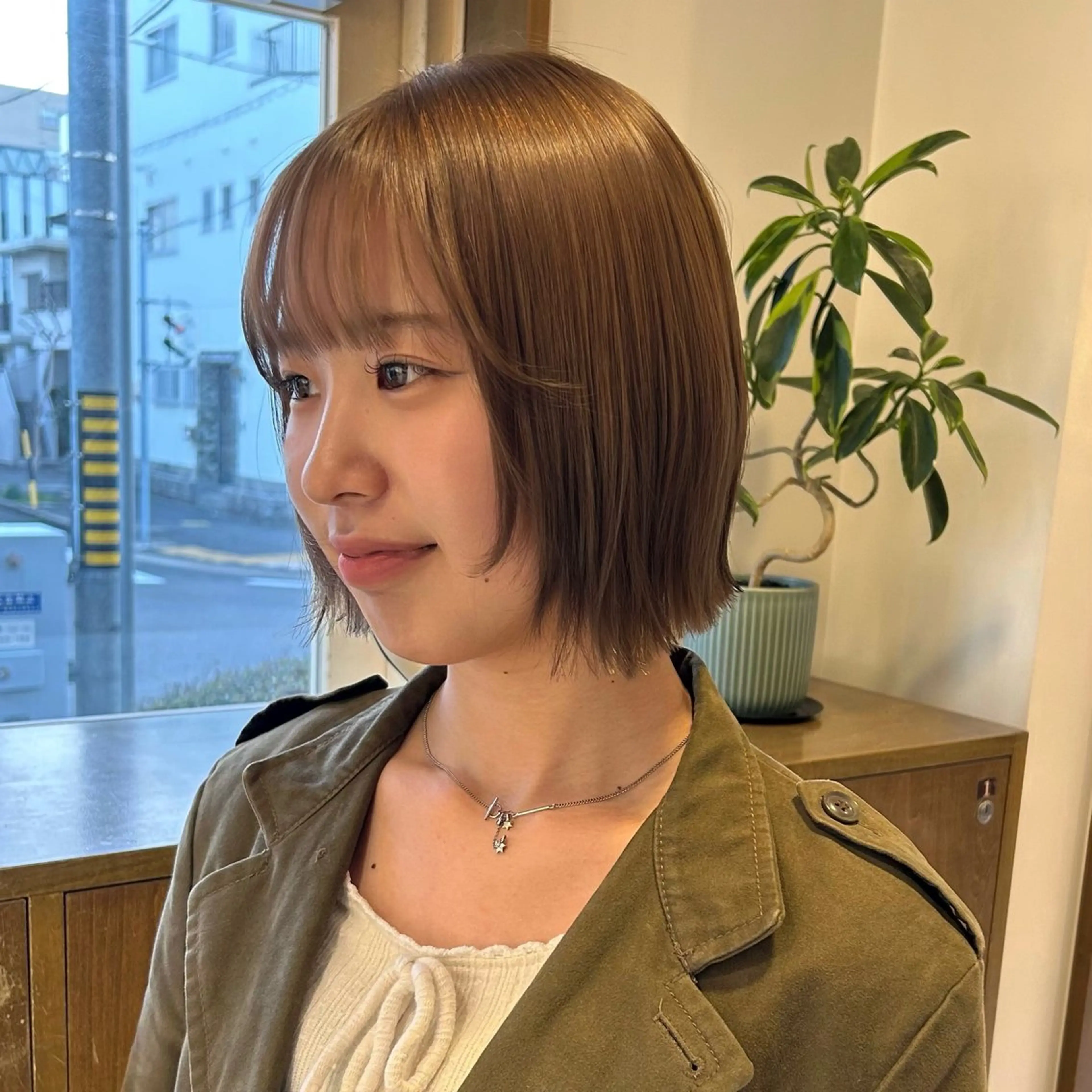 ミディアム カラー カット ヘアカラー 🫧ニュアンスカラー 🫧横田 冴🫧のヘアスタイル