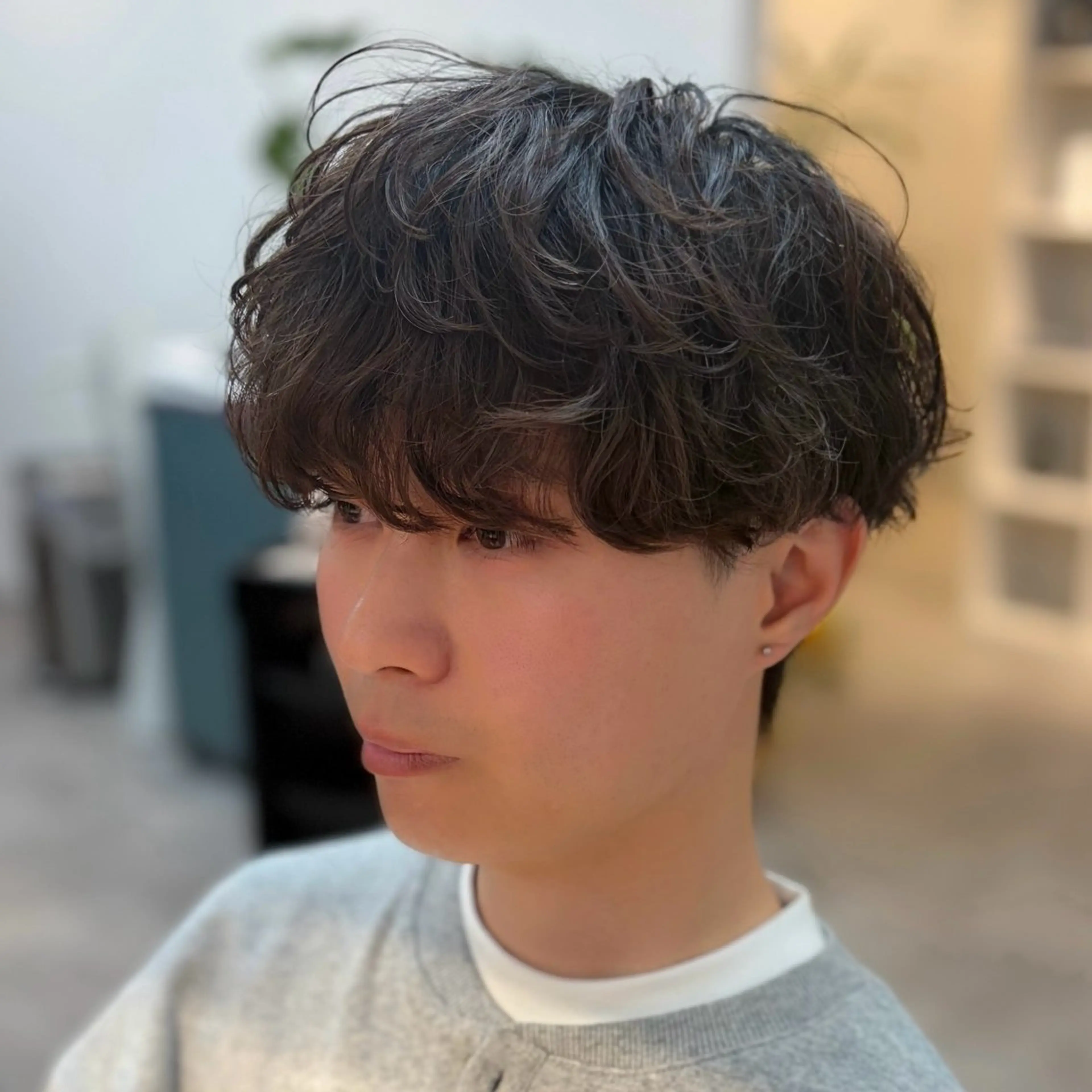 パーマ メンズ メンズ韓国風 マッシュ メンズパーマ カット パーマ 男の理想を叶える🔥 メンズパーマ特化｜関のヘアスタイル