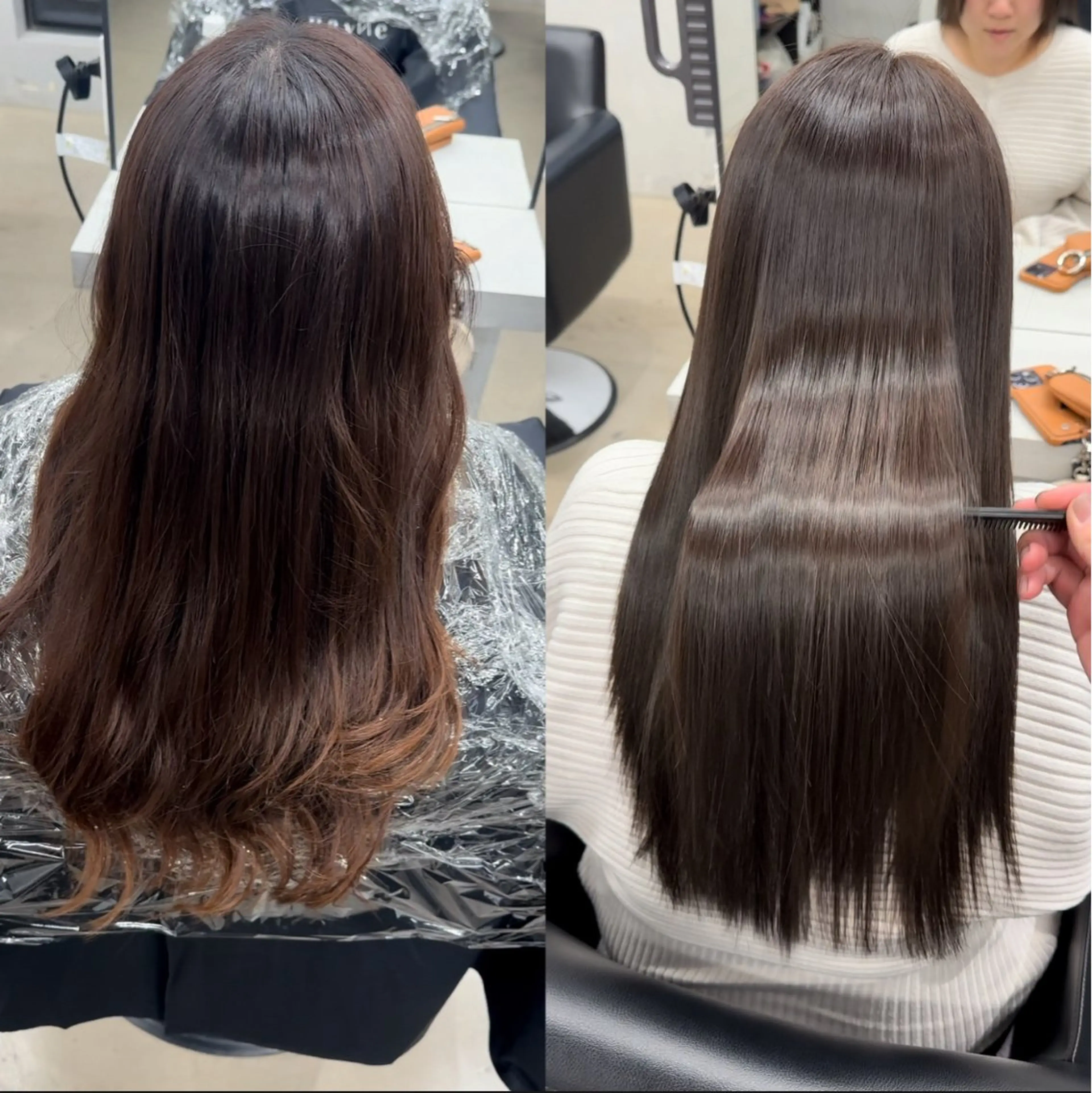 ロング カラー navile 銀座 角田 龍太のヘアスタイル