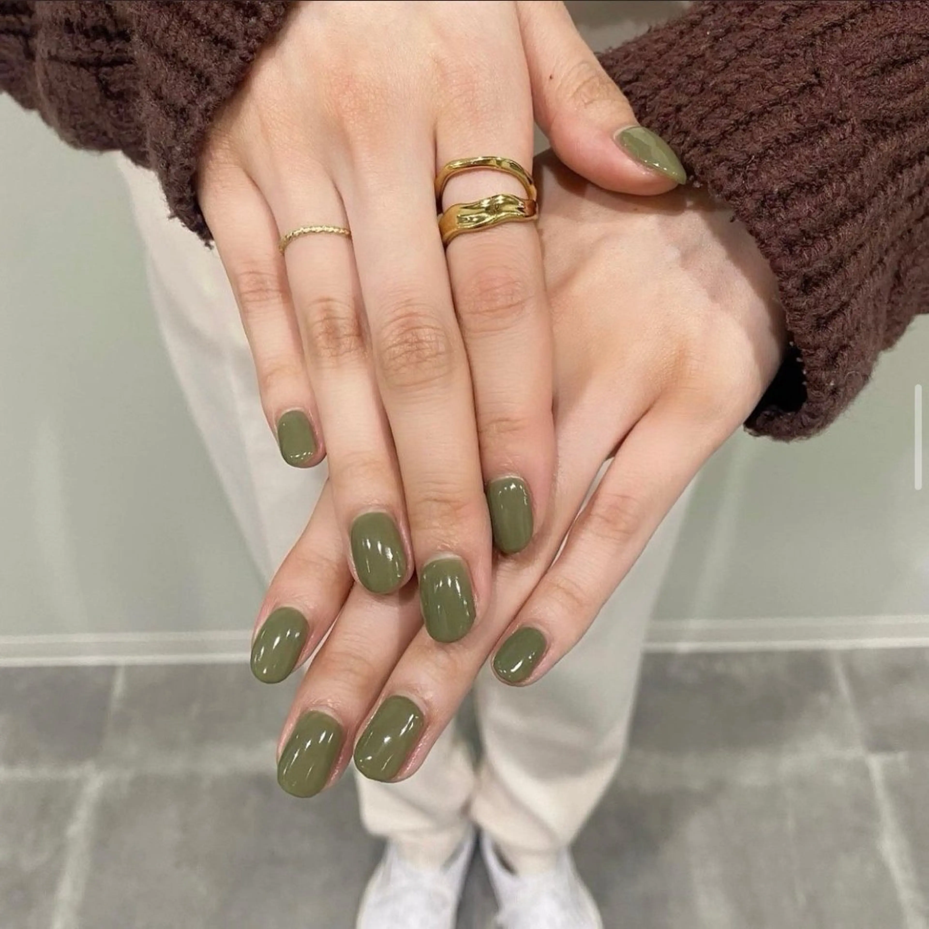 ネイル ジェルネイル ワンカラーネイル 渡邉 さくらのネイルデザイン